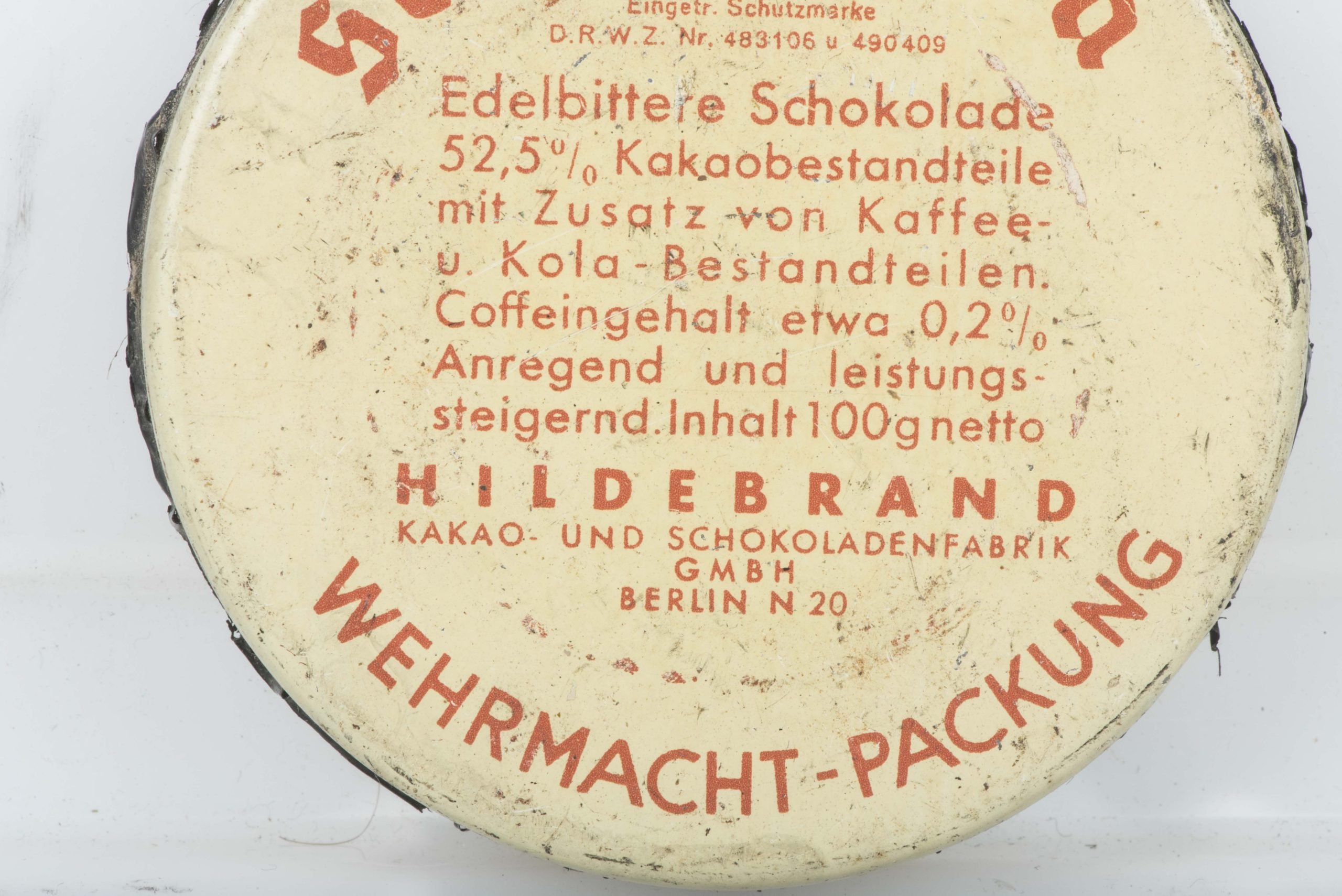Wehrmacht issue chocolate Scho-Ka-Kola ration dated 1941 by Hildebrand — image 3