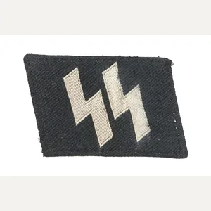 Waffen-SS BeVo runic collar tab