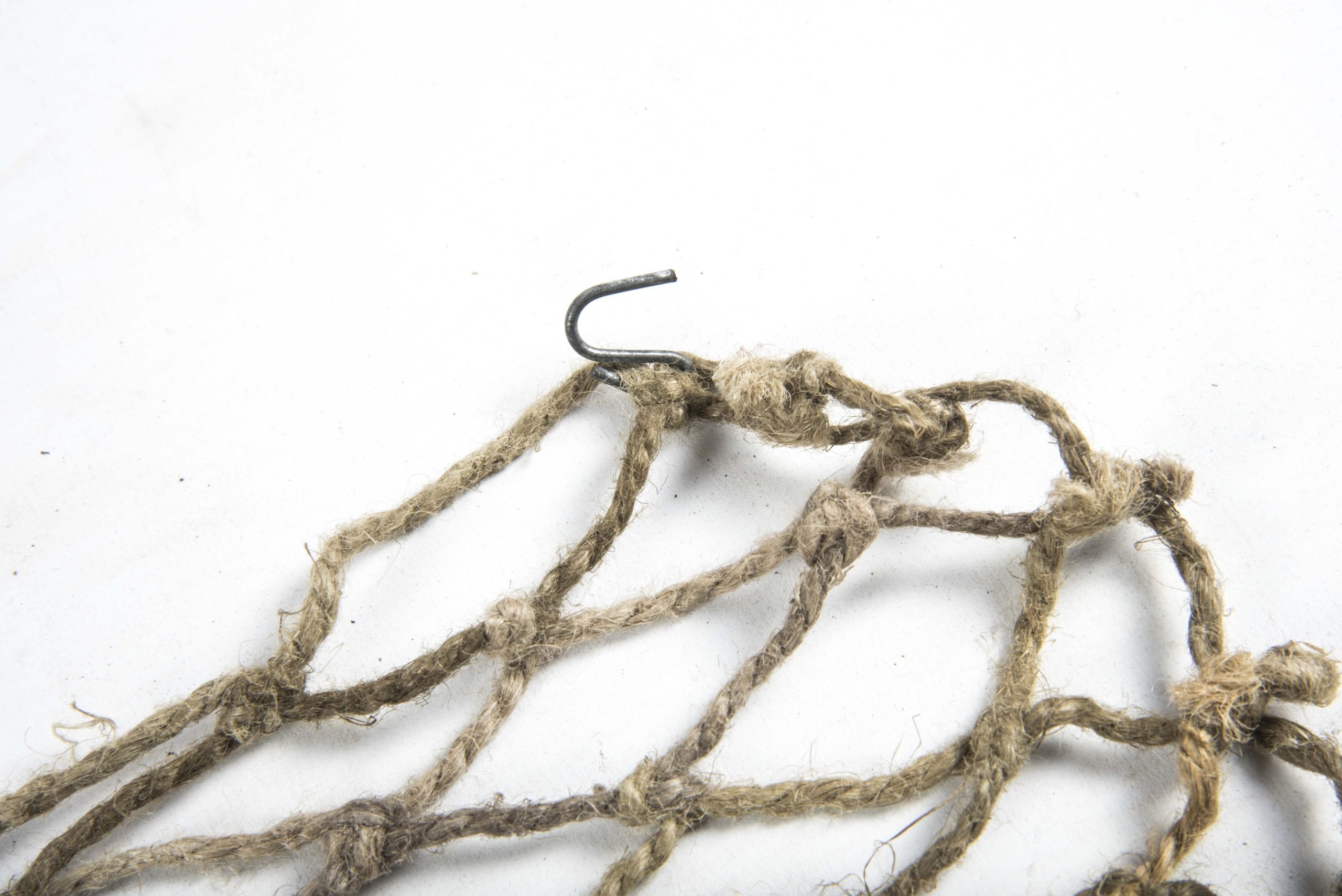 Unissued late war German helmet net or Tarnnetz — image 3