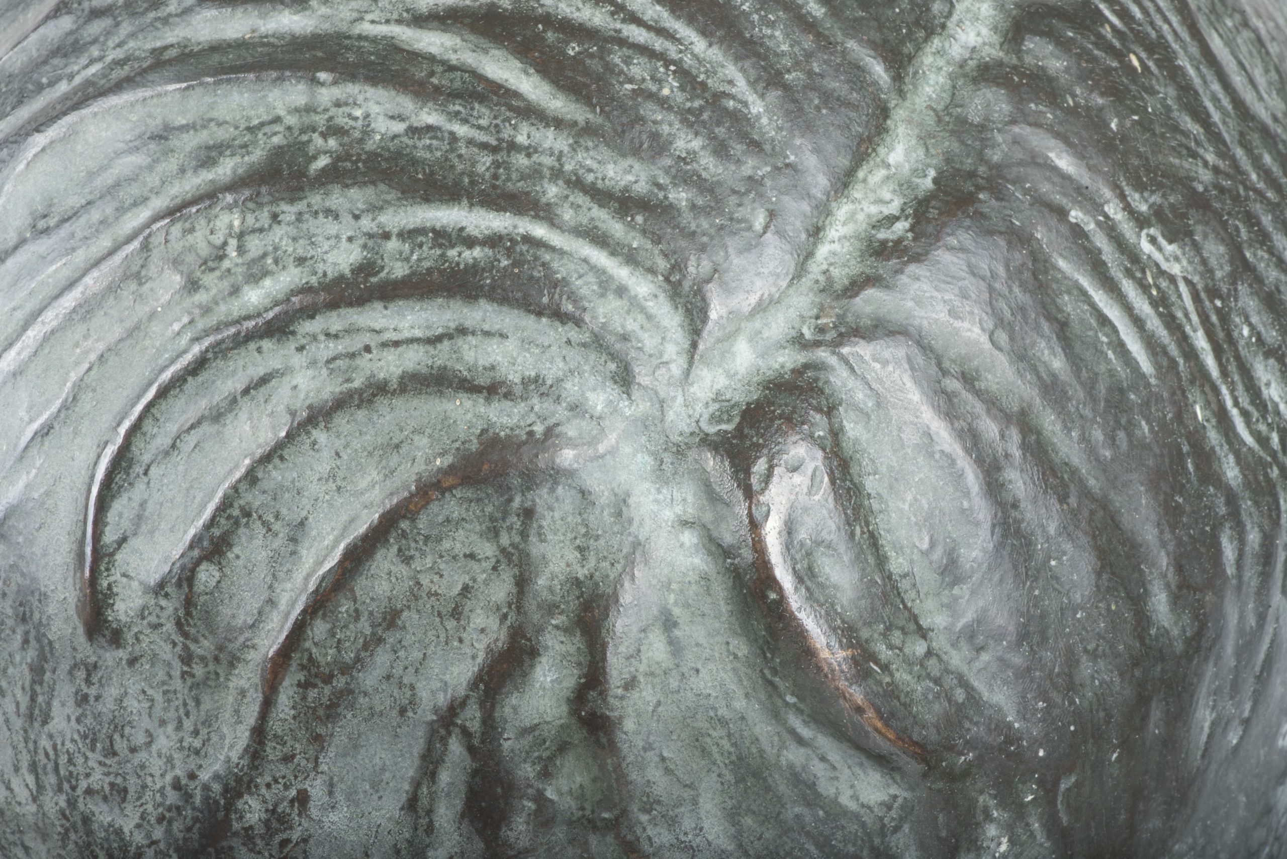 Rare twice life sized bronze bust of Adolf Hitler marked FL — image 11