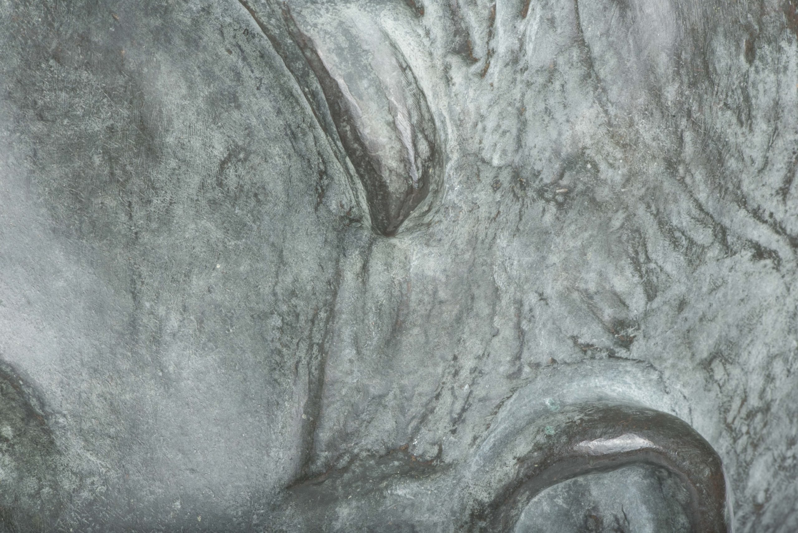 Rare twice life sized bronze bust of Adolf Hitler marked FL — image 14