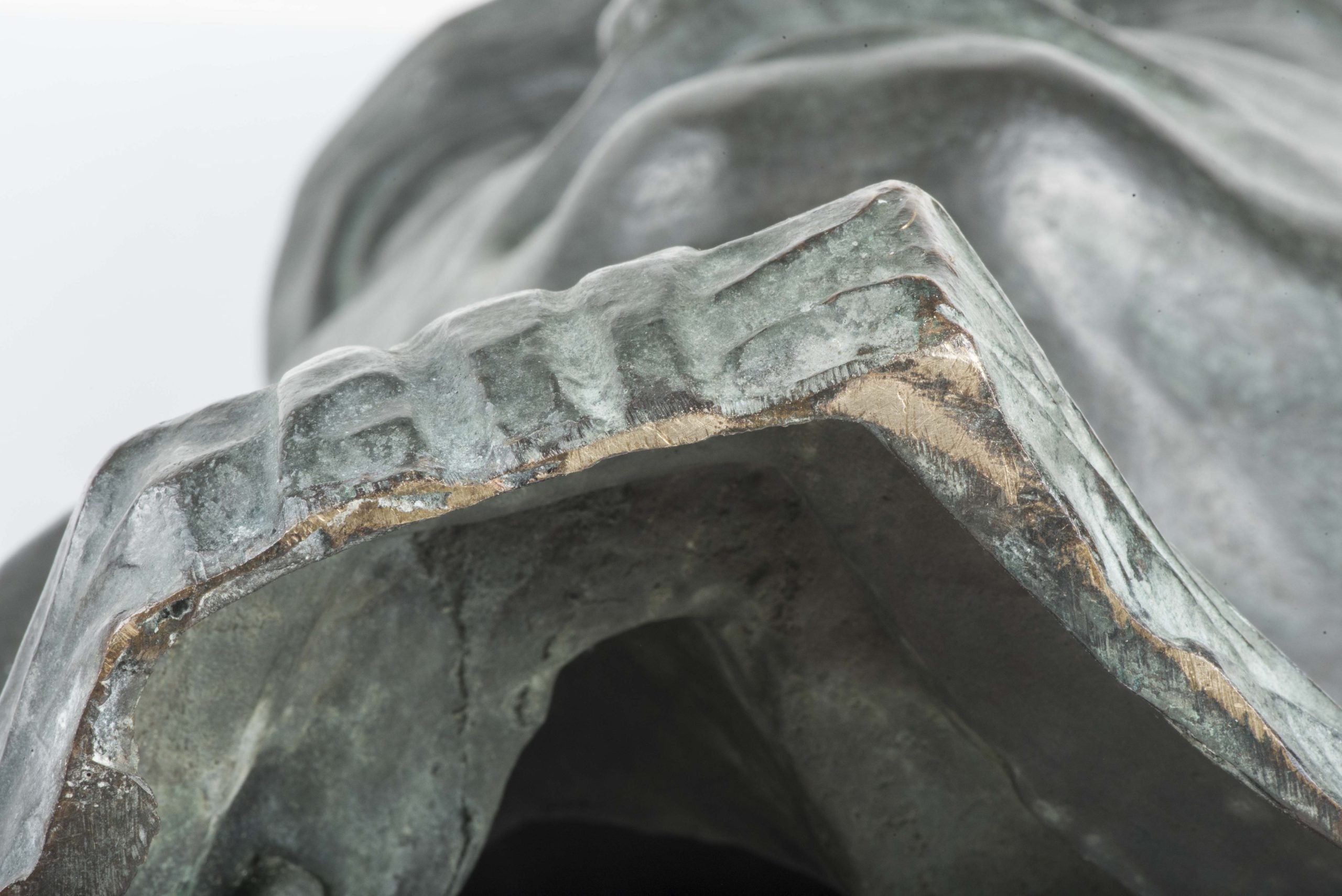 Rare twice life sized bronze bust of Adolf Hitler marked FL — image 25