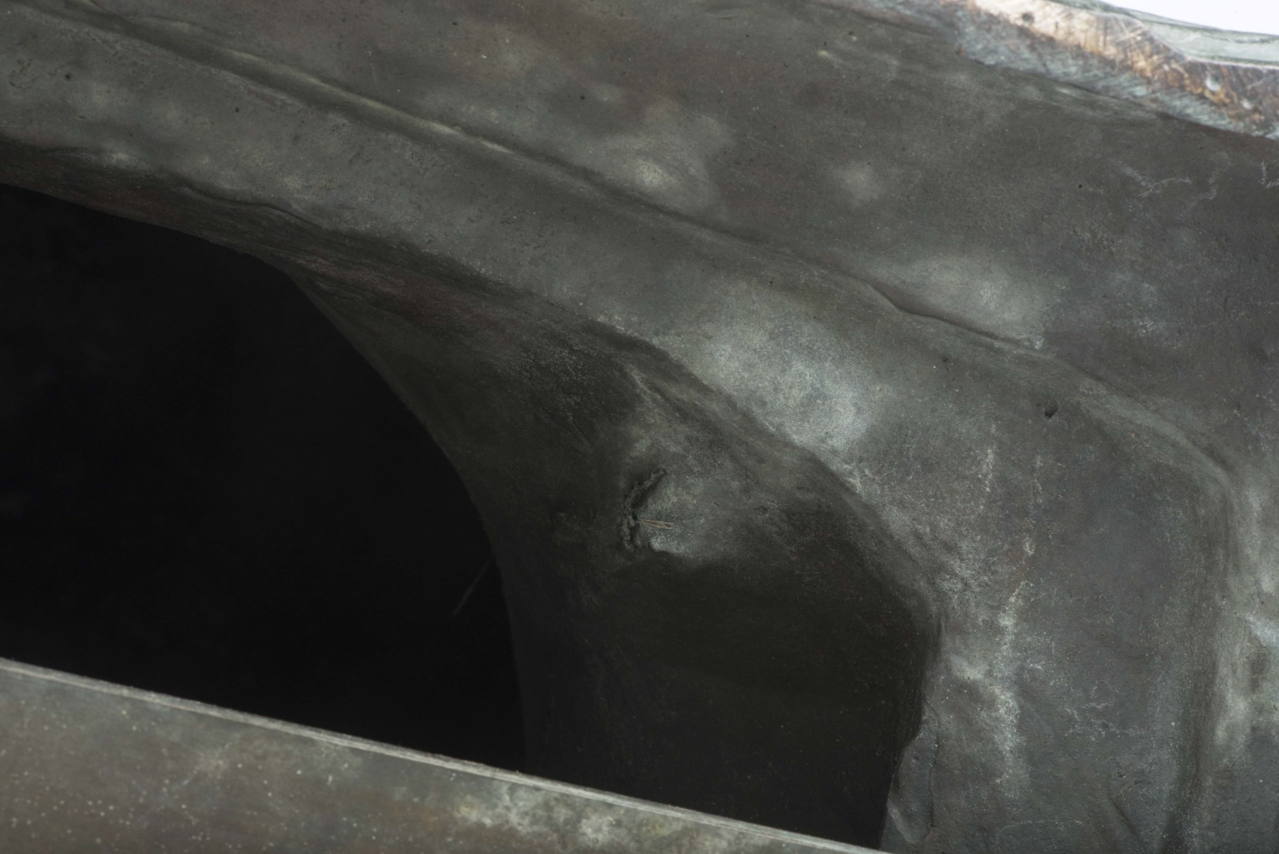 Rare twice life sized bronze bust of Adolf Hitler marked FL — image 28