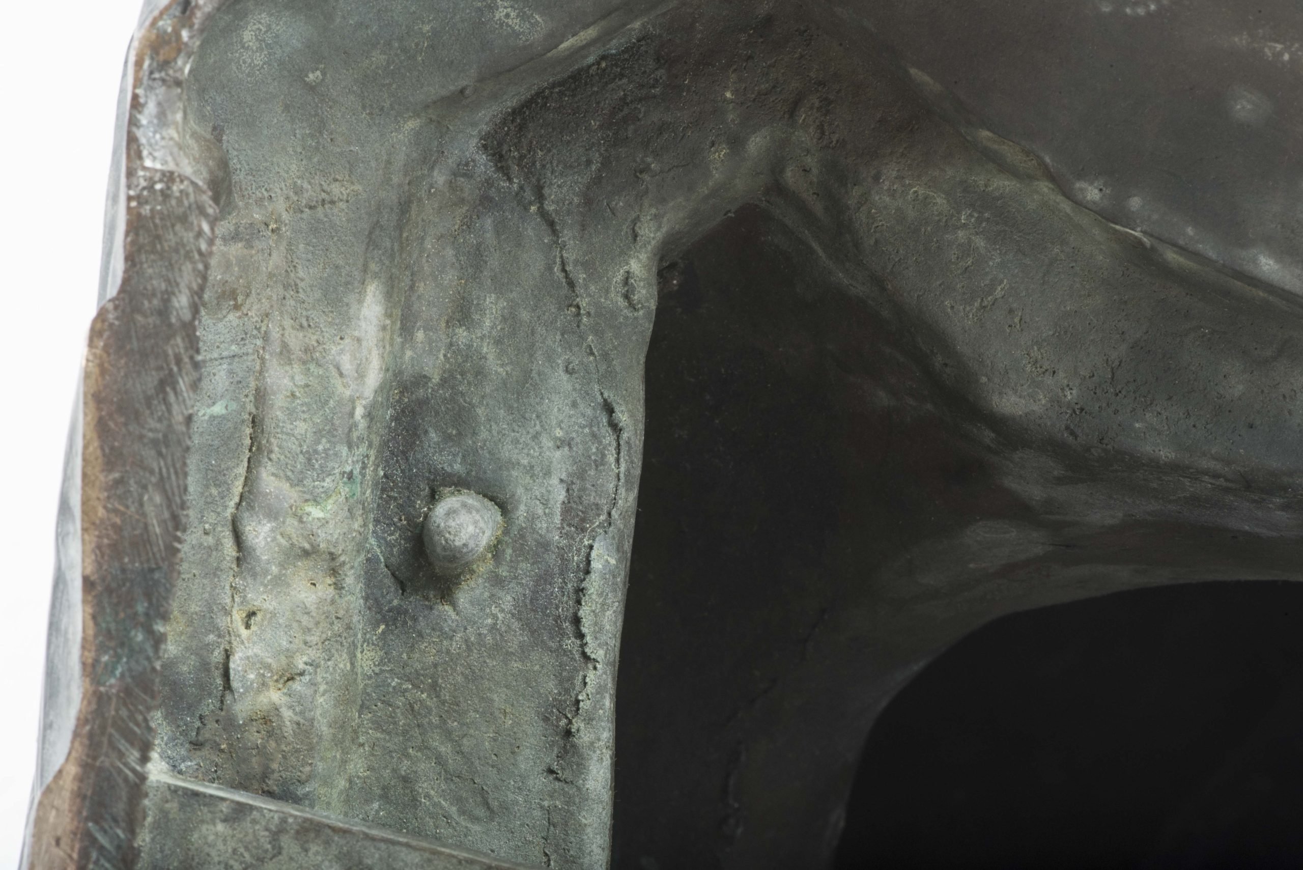 Rare twice life sized bronze bust of Adolf Hitler marked FL — image 29