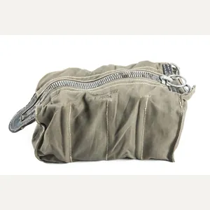 Rare Luftwaffe issue flare cartridge box / FLAK headphone bag