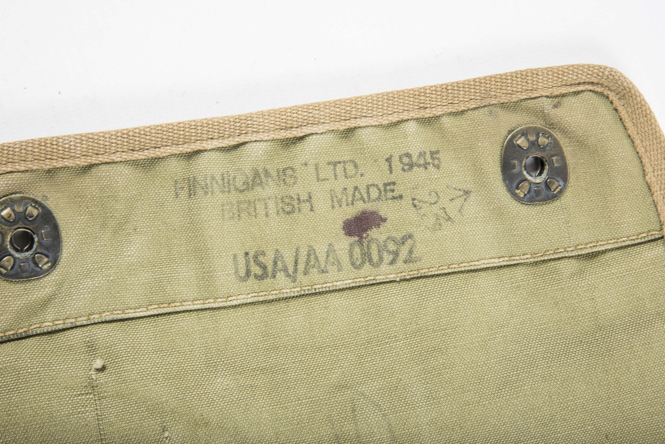 US Mapcase with strap marked British Made 1944 — image 6