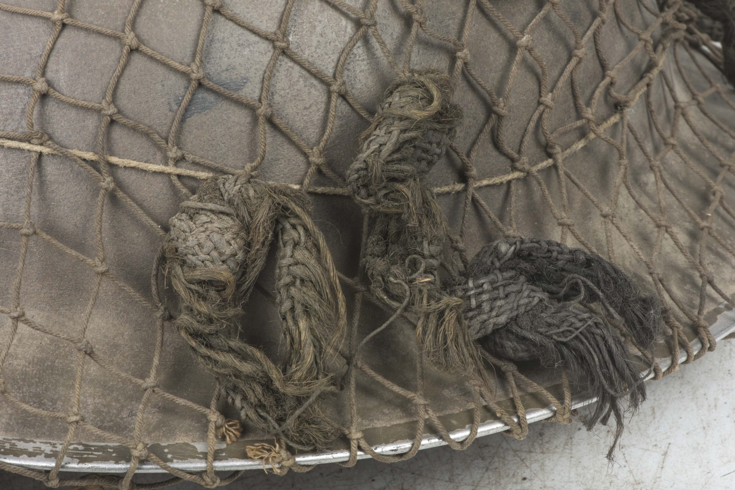 British Netted MKII helmet marked JSS 1940 — image 4