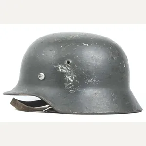 EF64 M35 Heer double decal ex winter camouflage helmet