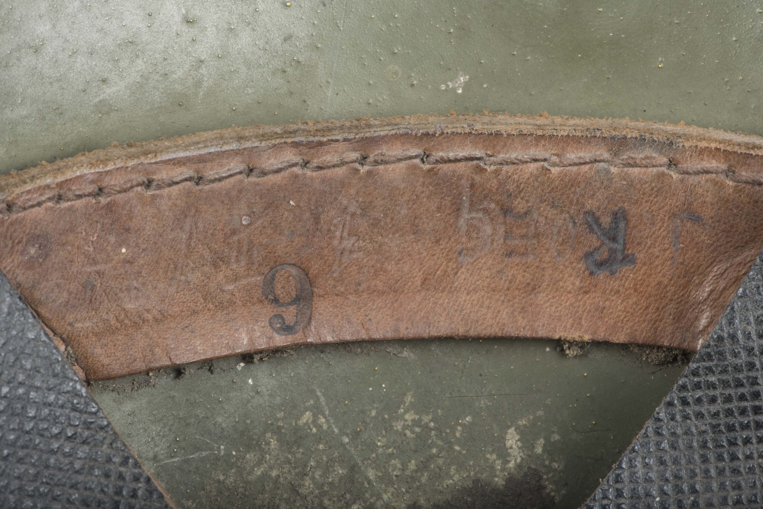 Named Dutch M27 helmet marked CM1939 — image 13