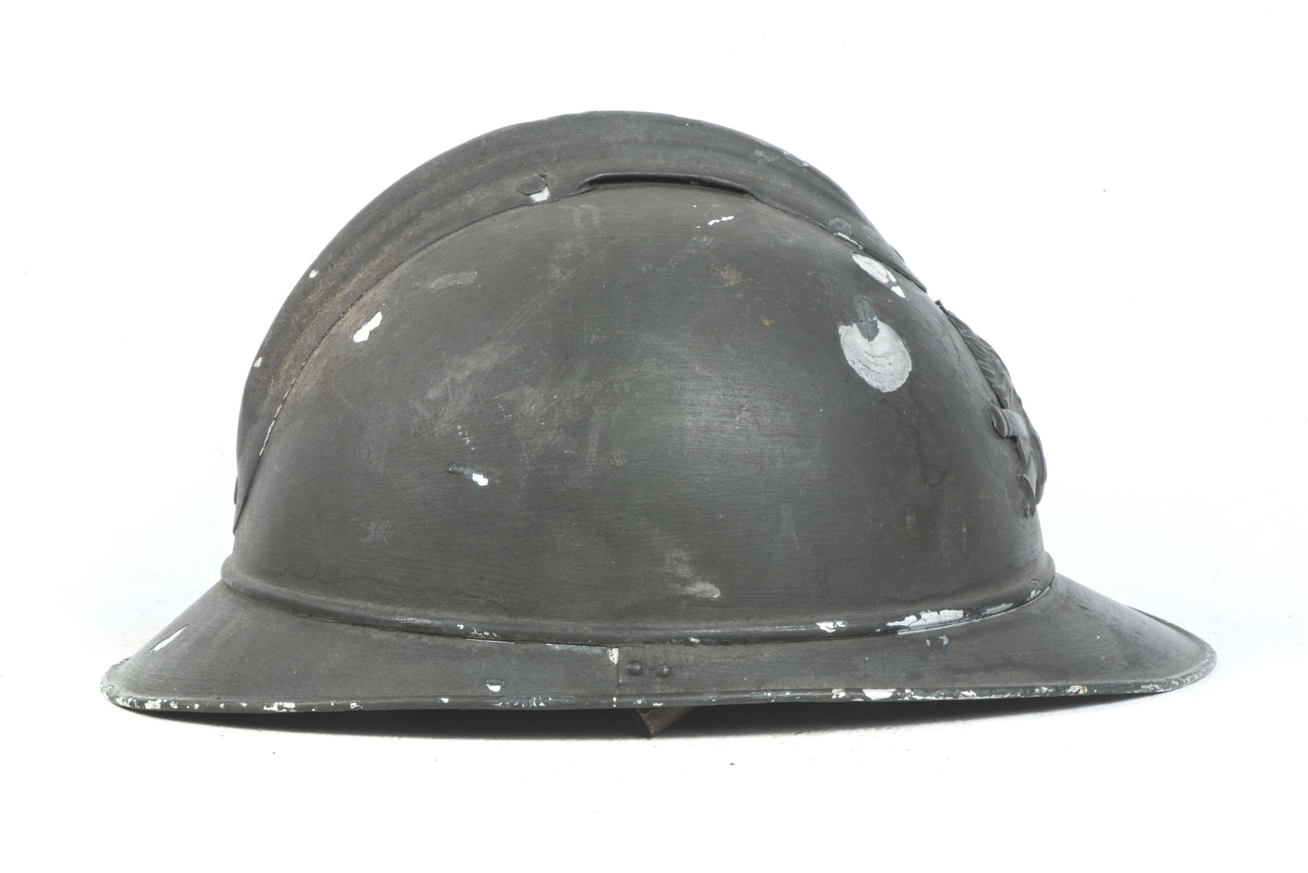 Rare aluminium French Adrian helmet for artillery officers — image 2