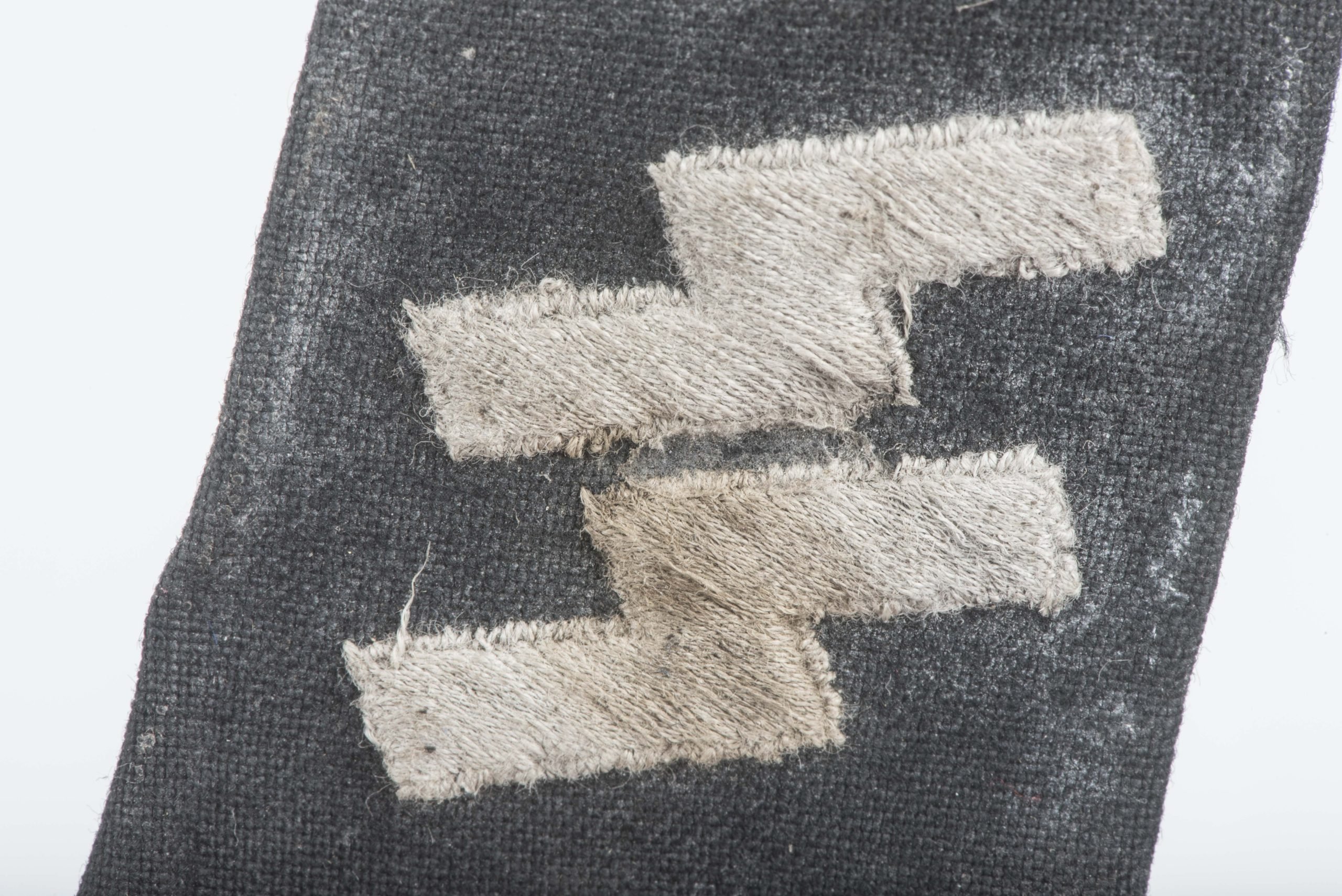 Uniform removed Waffen-SS EM runic collar tab — image 5