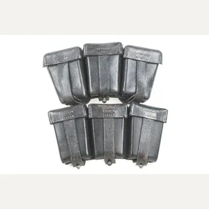 Rare matching Kriegsmarine K98 ammunition pouches marked Gebr. Hast, Dresden …