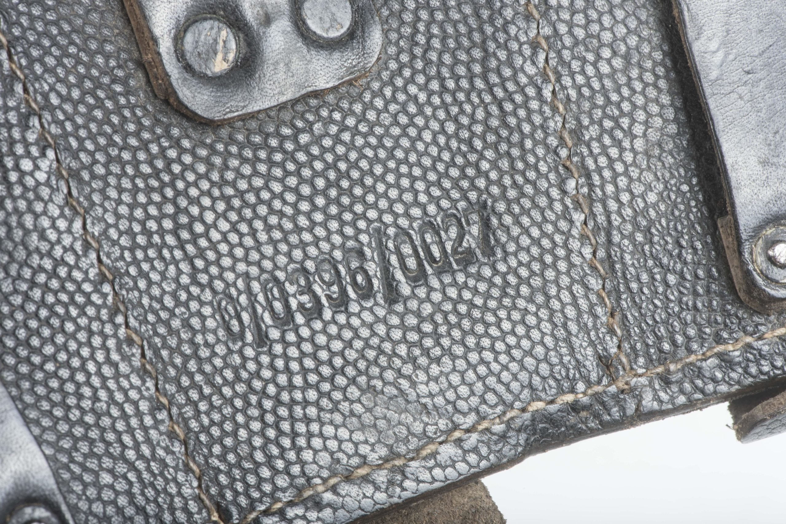 Late war matching K98 ammunition pouches marked RBNr. 0/0396/0027 — image 4