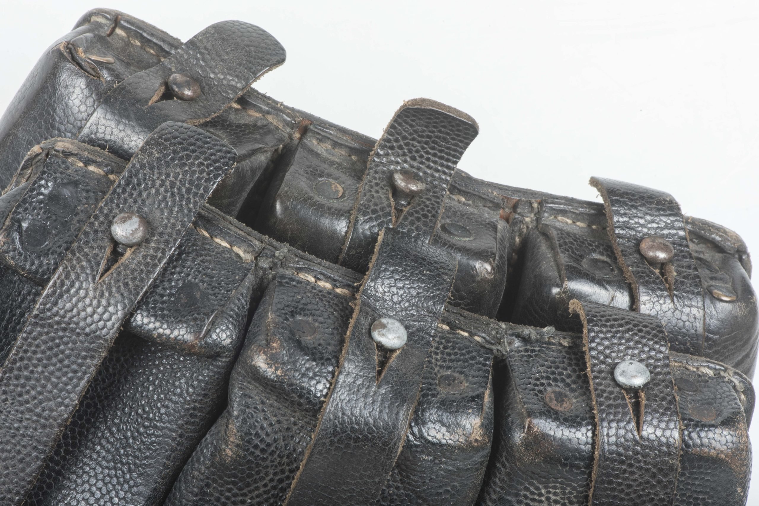 Late war matching K98 ammunition pouches marked RBNr. 0/0396/0027 — image 7