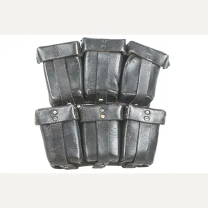Late war matching K98 ammunition pouches marked RBNr. 0/0396/0027