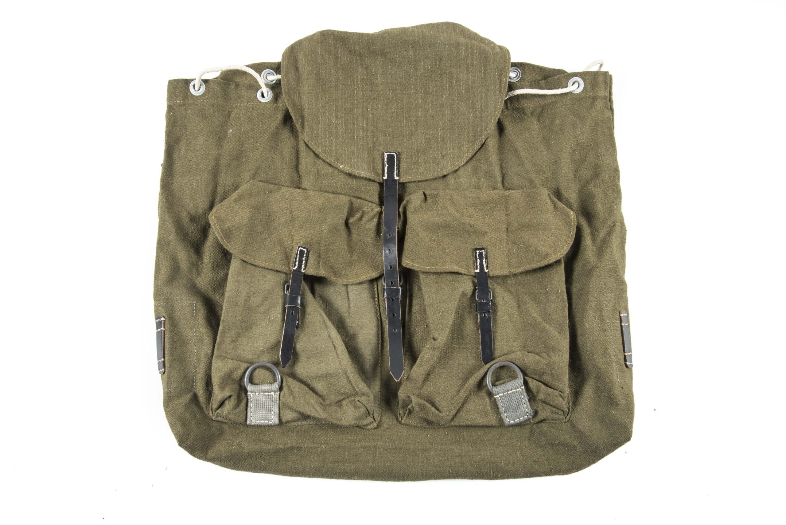 Unissued Heer M44 rucksack marked R.B.-Nr. 0/0834/0029