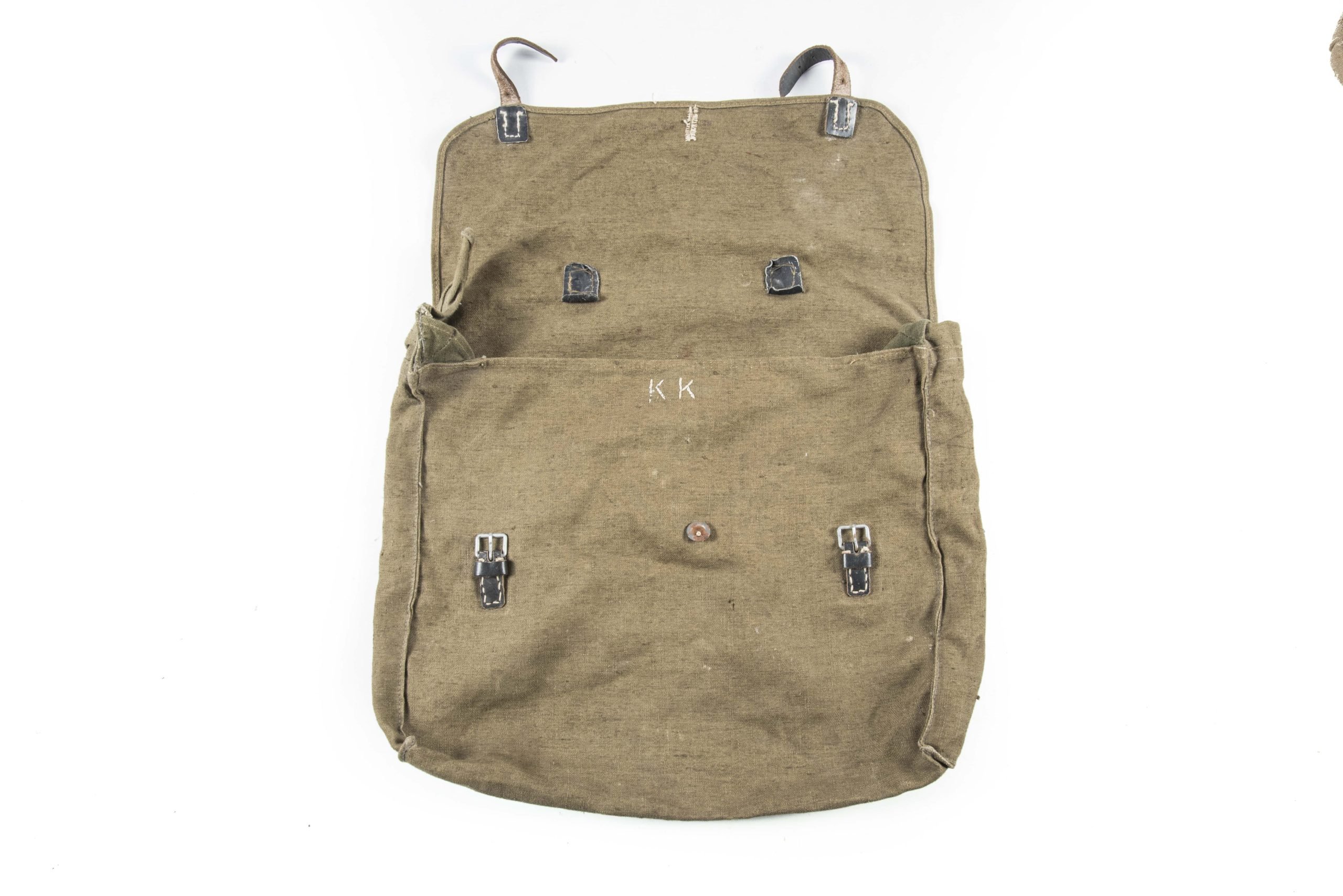 Late war M31 Bekleidungstasche named K.K. marked RBNR — image 7