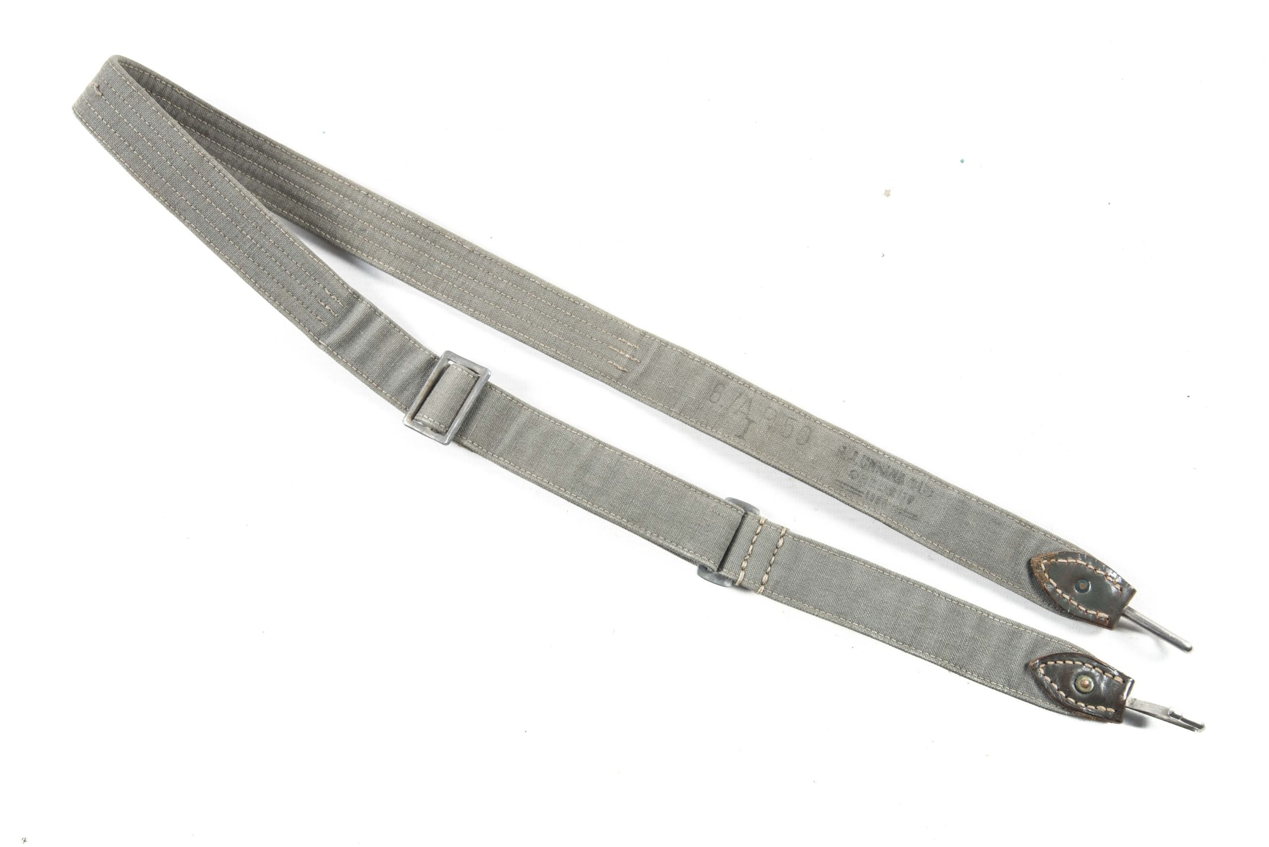 Early M31 breadbag strap dated 1936 with unit markings to 6. Batterie Artillerie Regiment 50