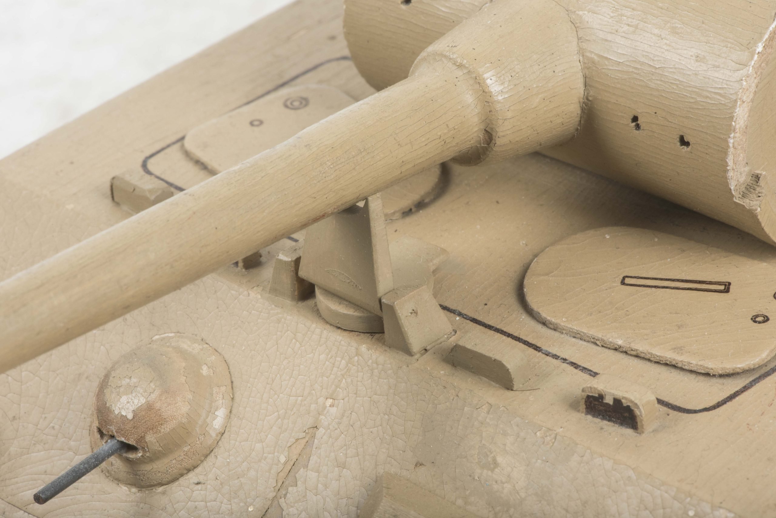 Rare Panzer school training and recognition wooden Sd. Kfz. 171 Panther Ausf. A model — image 11