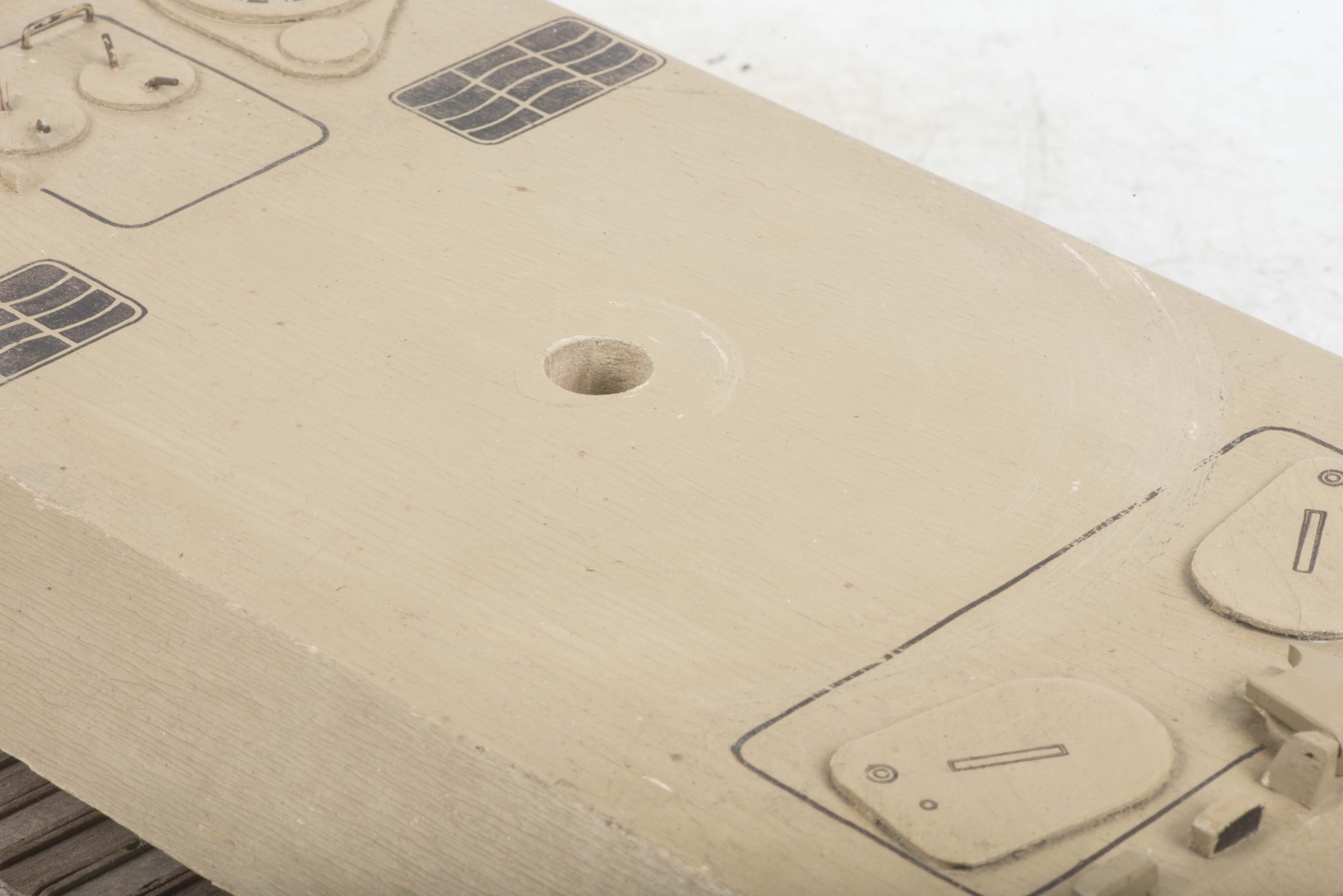 Rare Panzer school training and recognition wooden Sd. Kfz. 171 Panther Ausf. A model — image 21