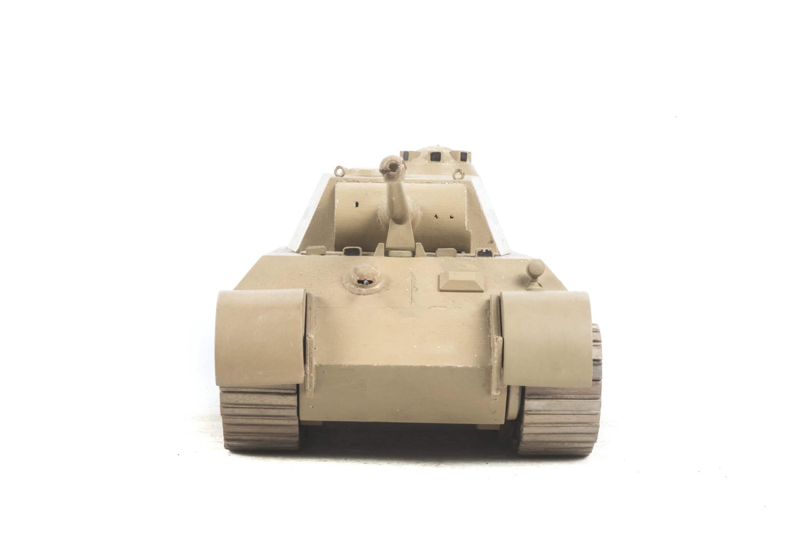 Rare Panzer school training and recognition wooden Sd. Kfz. 171 Panther Ausf. A model — image 3