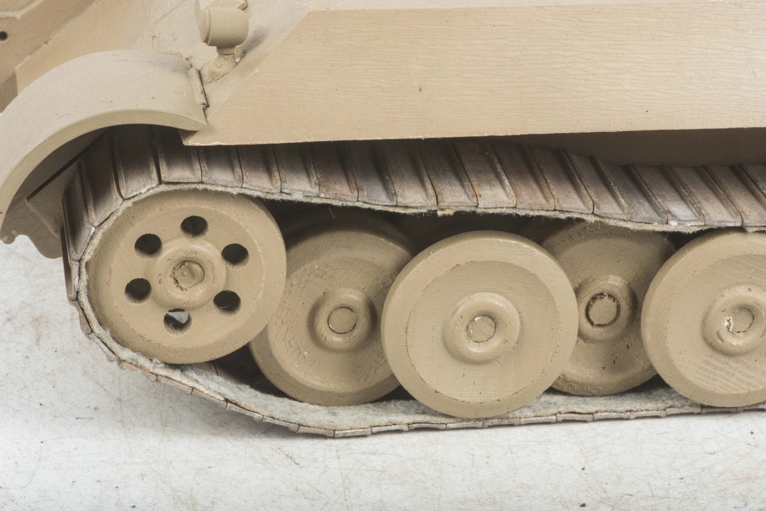 Rare Panzer school training and recognition wooden Sd. Kfz. 171 Panther Ausf. A model — image 36