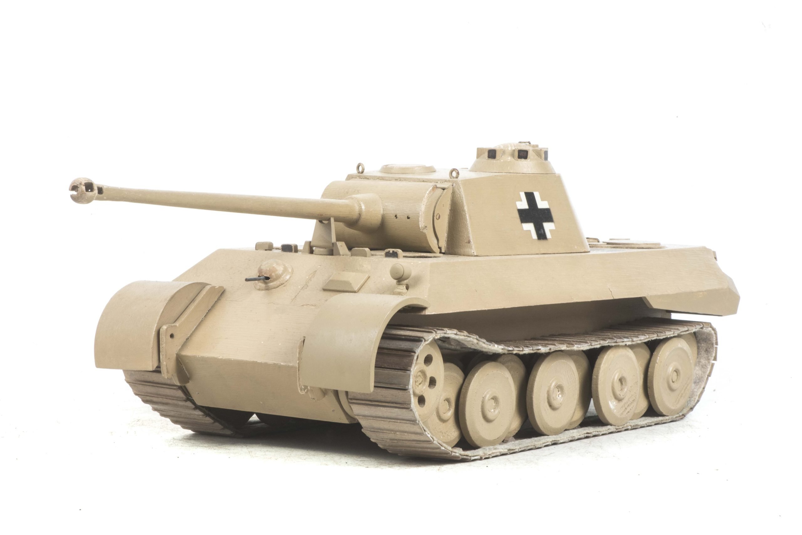Rare Panzer school training and recognition wooden Sd. Kfz. 171 Panther Ausf. A model — image 4