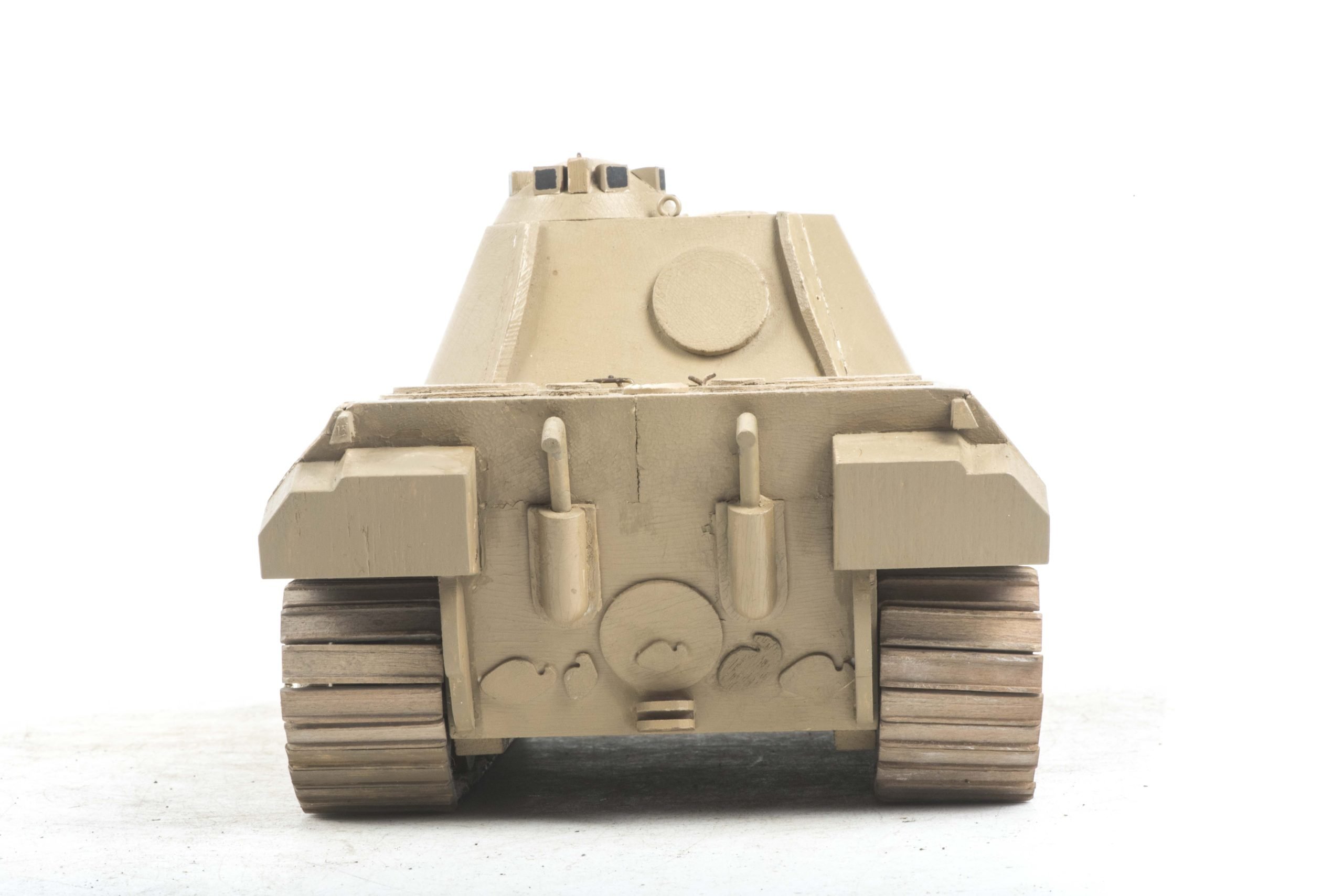 Rare Panzer school training and recognition wooden Sd. Kfz. 171 Panther Ausf. A model — image 6