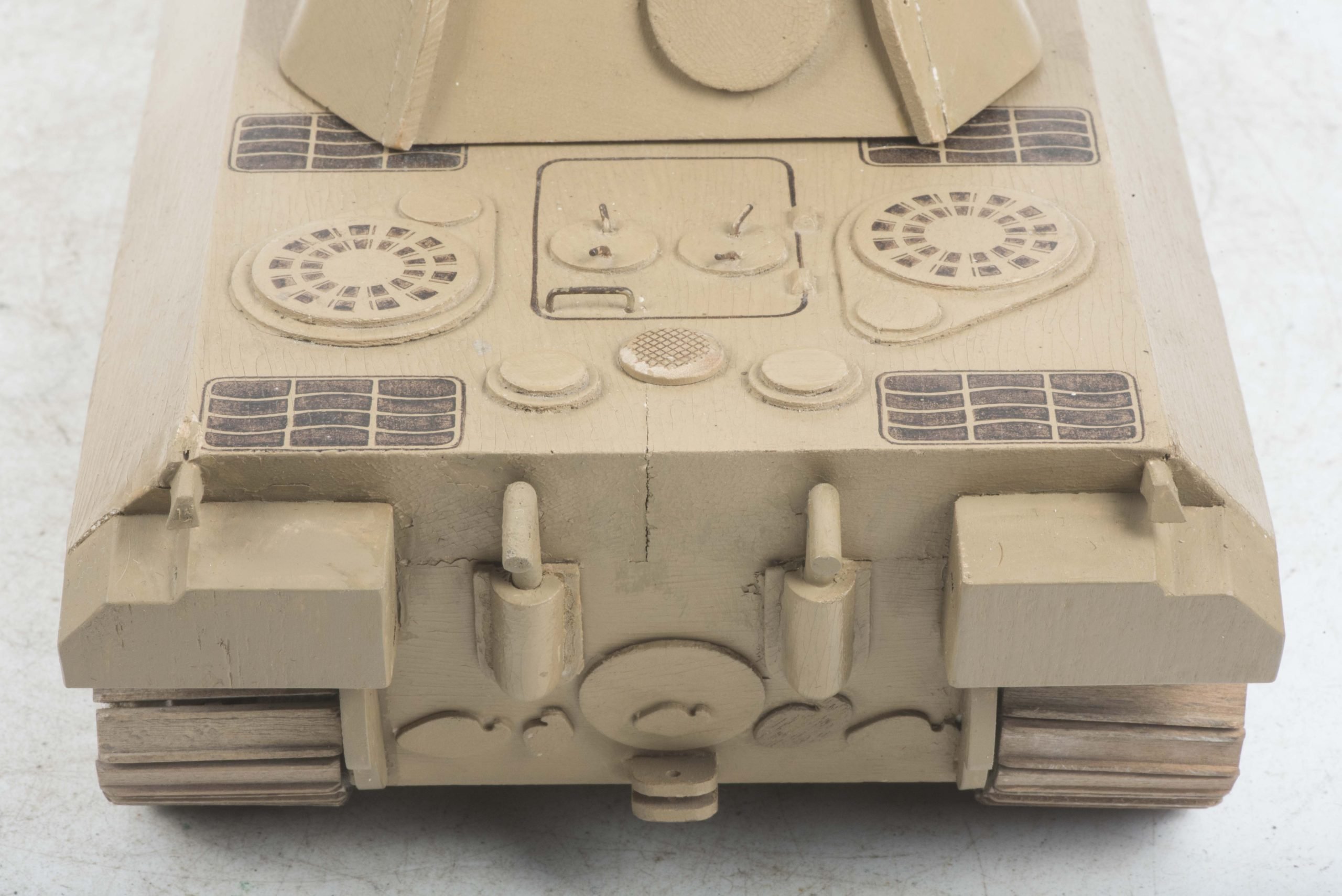 Rare Panzer school training and recognition wooden Sd. Kfz. 171 Panther Ausf. A model — image 8