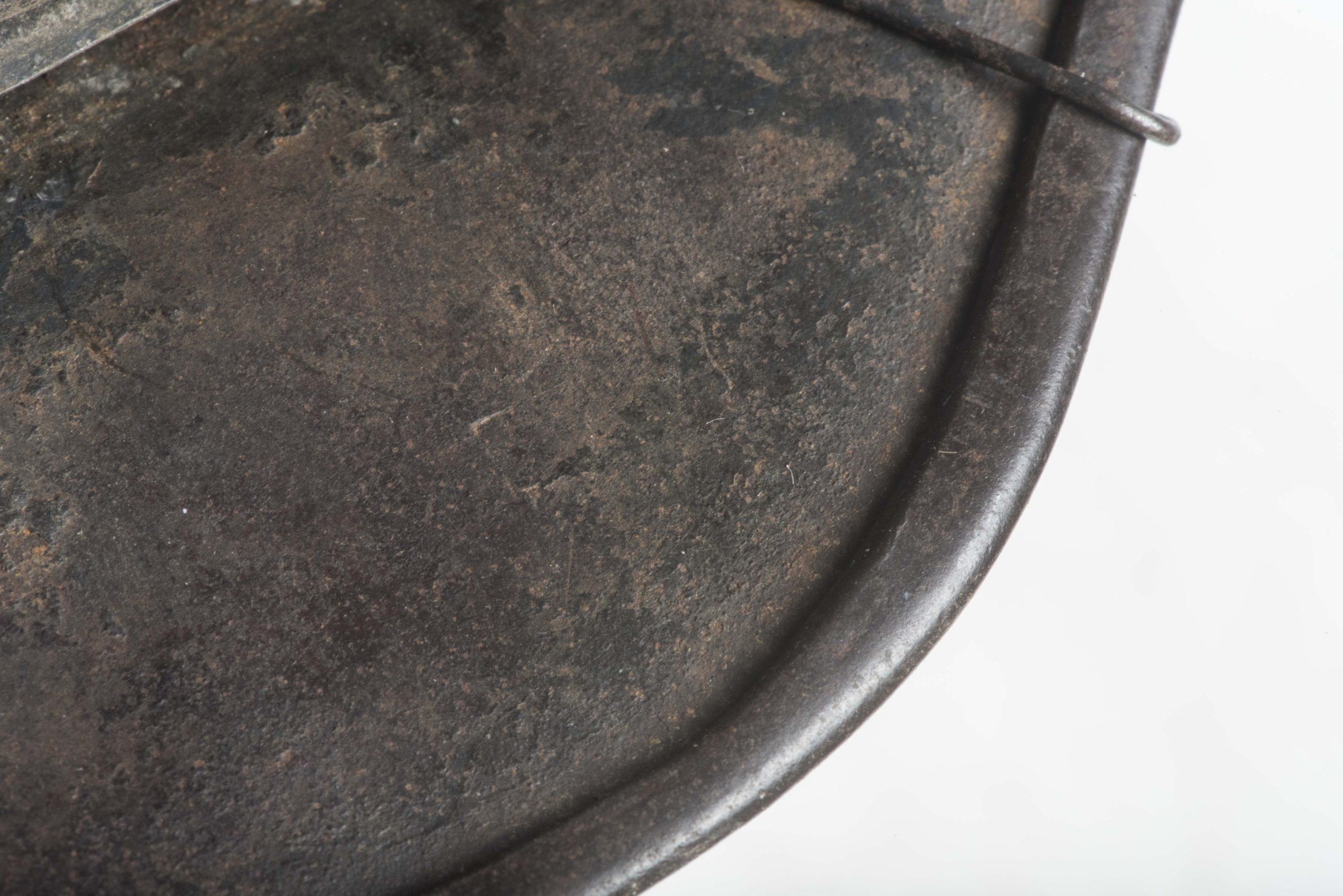 ET64 M40 Luftwaffe helmet with period applied half basket chickenwire net — image 20