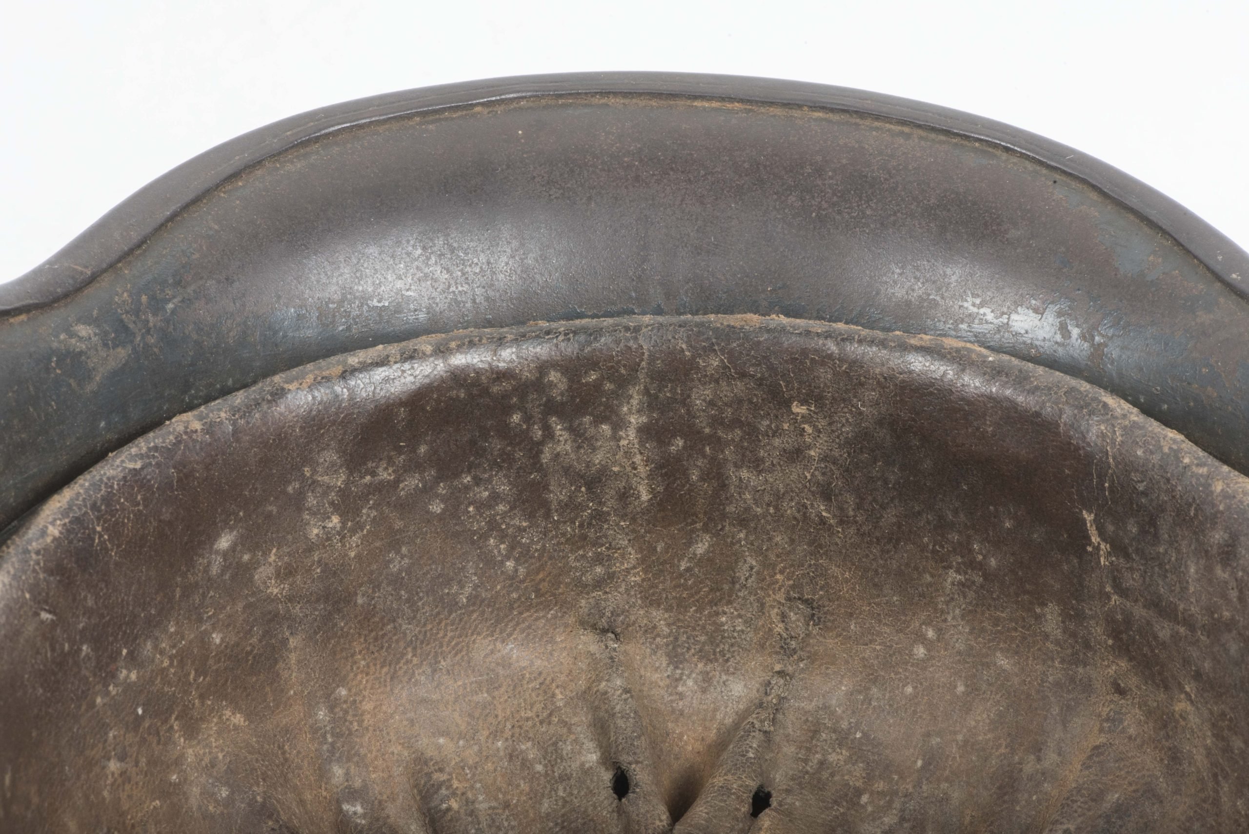 ET64 M40 Luftwaffe helmet with period applied half basket chickenwire net — image 22