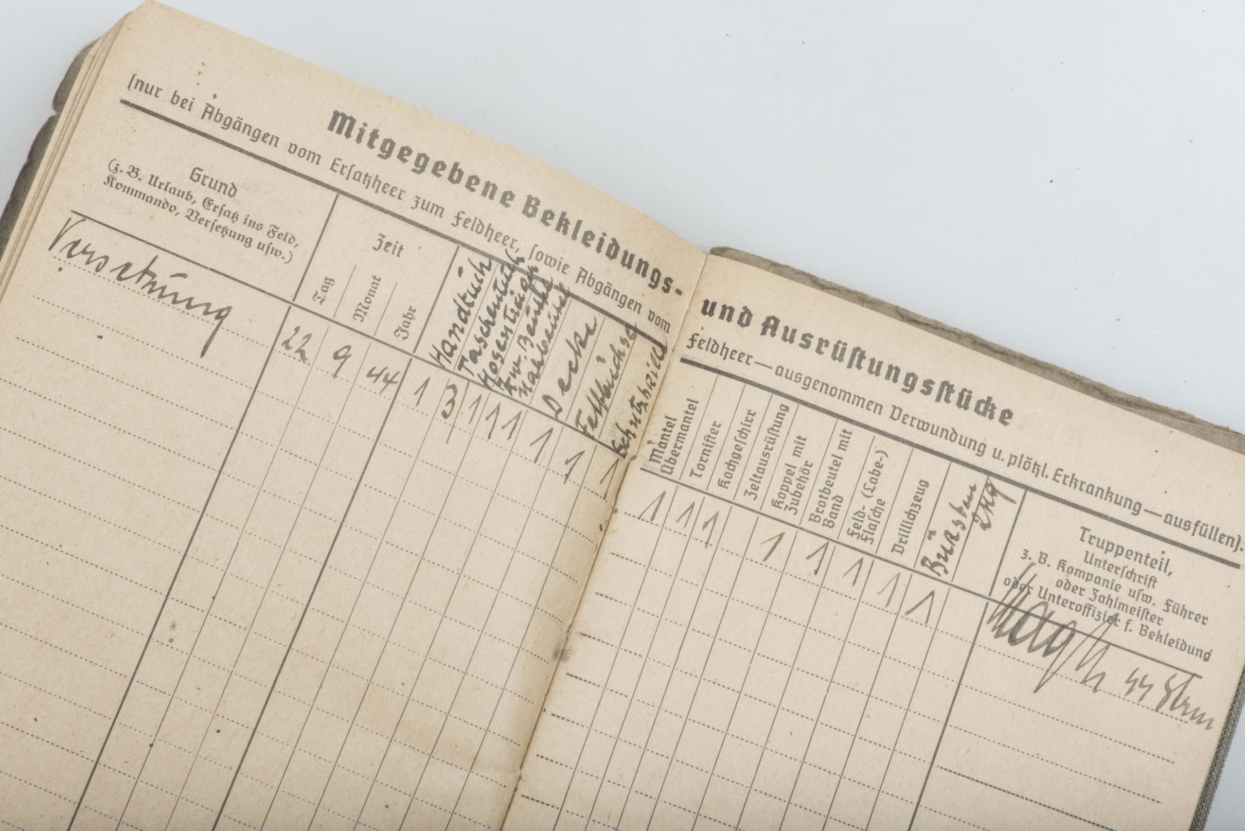 Waffen-SS Soldbuch SS-Unterscharführer Gerhard Schmitz, Panzergrenadier Regiment 2 LSSAH — image 17