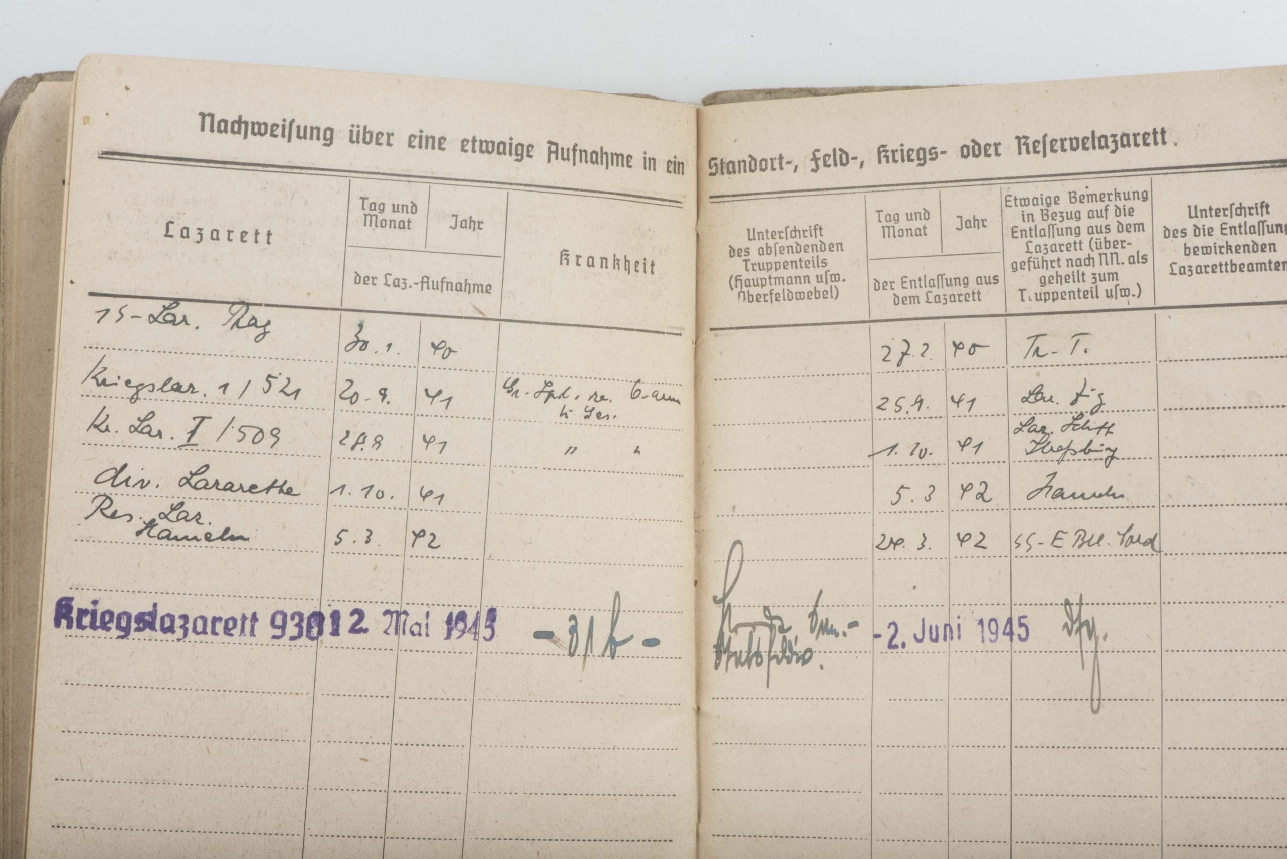 Waffen-SS Soldbuch SS-Unterscharführer Gerhard Schmitz, Panzergrenadier Regiment 2 LSSAH — image 26