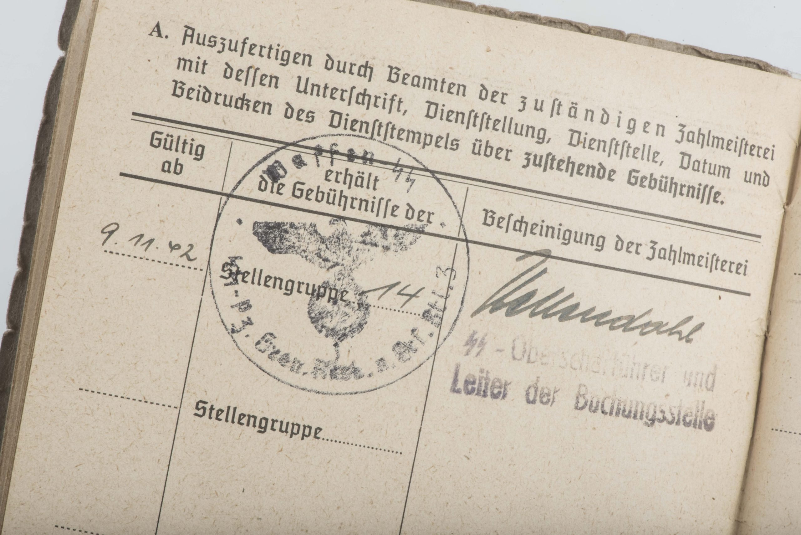 Waffen-SS Soldbuch SS-Unterscharführer Gerhard Schmitz, Panzergrenadier Regiment 2 LSSAH — image 31