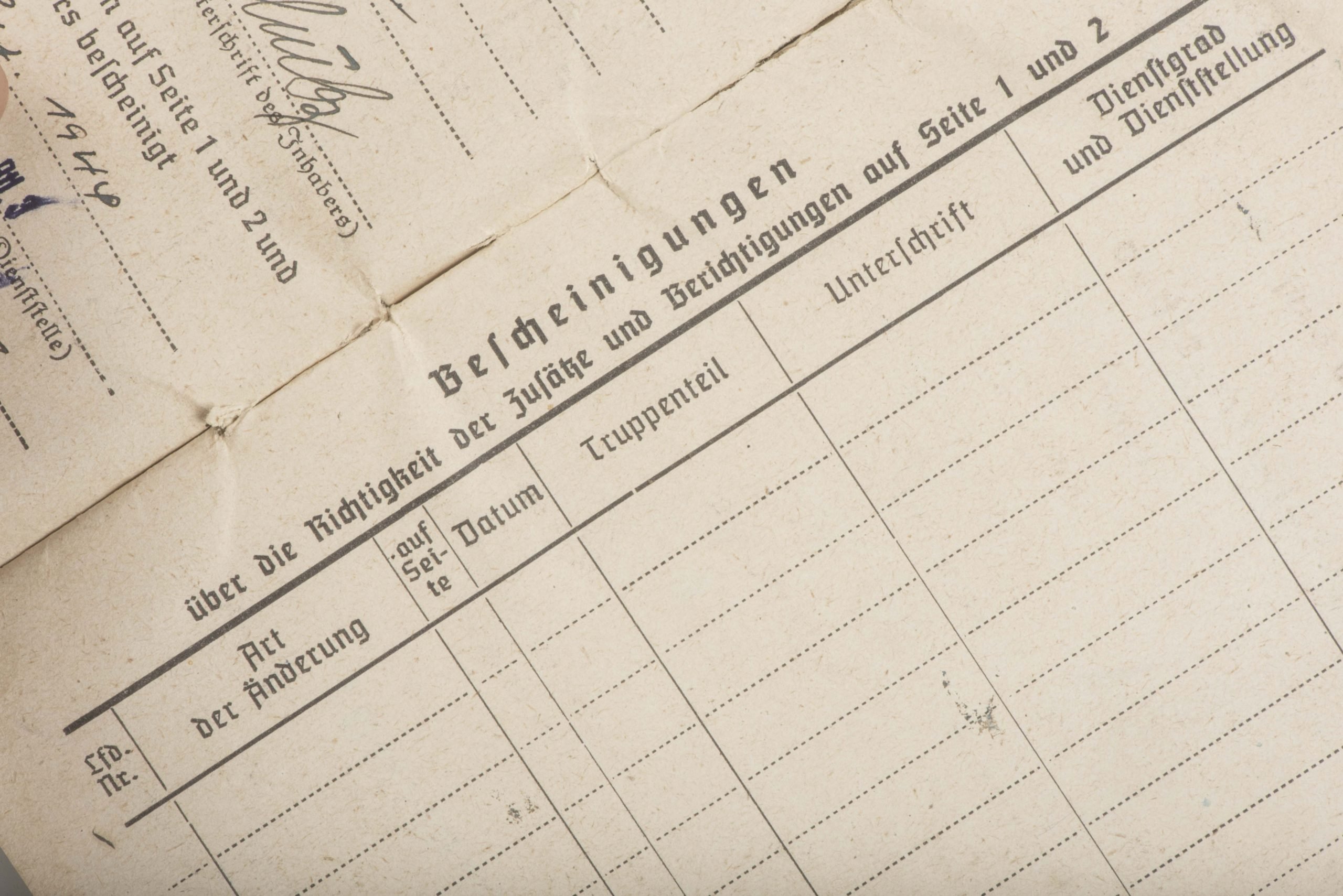 Waffen-SS Soldbuch SS-Unterscharführer Gerhard Schmitz, Panzergrenadier Regiment 2 LSSAH — image 8