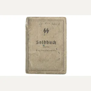 Waffen-SS Soldbuch SS-Unterscharführer Gerhard Schmitz, Panzergrenadier Regiment 2 LSSAH