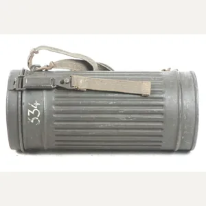 Tall early M38 gasmask set