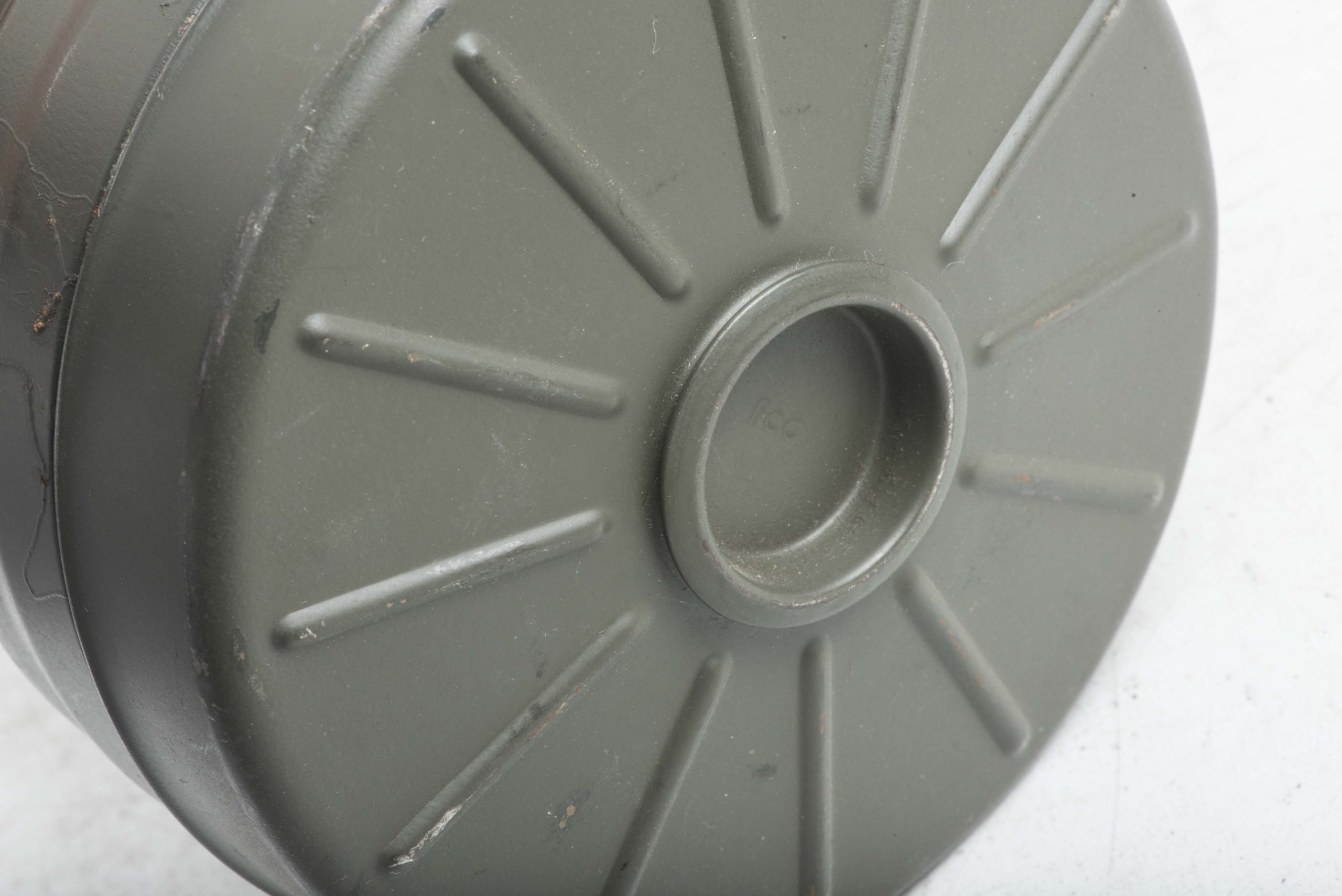 Tall early M38 gasmask set marked 3./Flg. Ers. Battl. XII Feldwebel Schulte — image 20