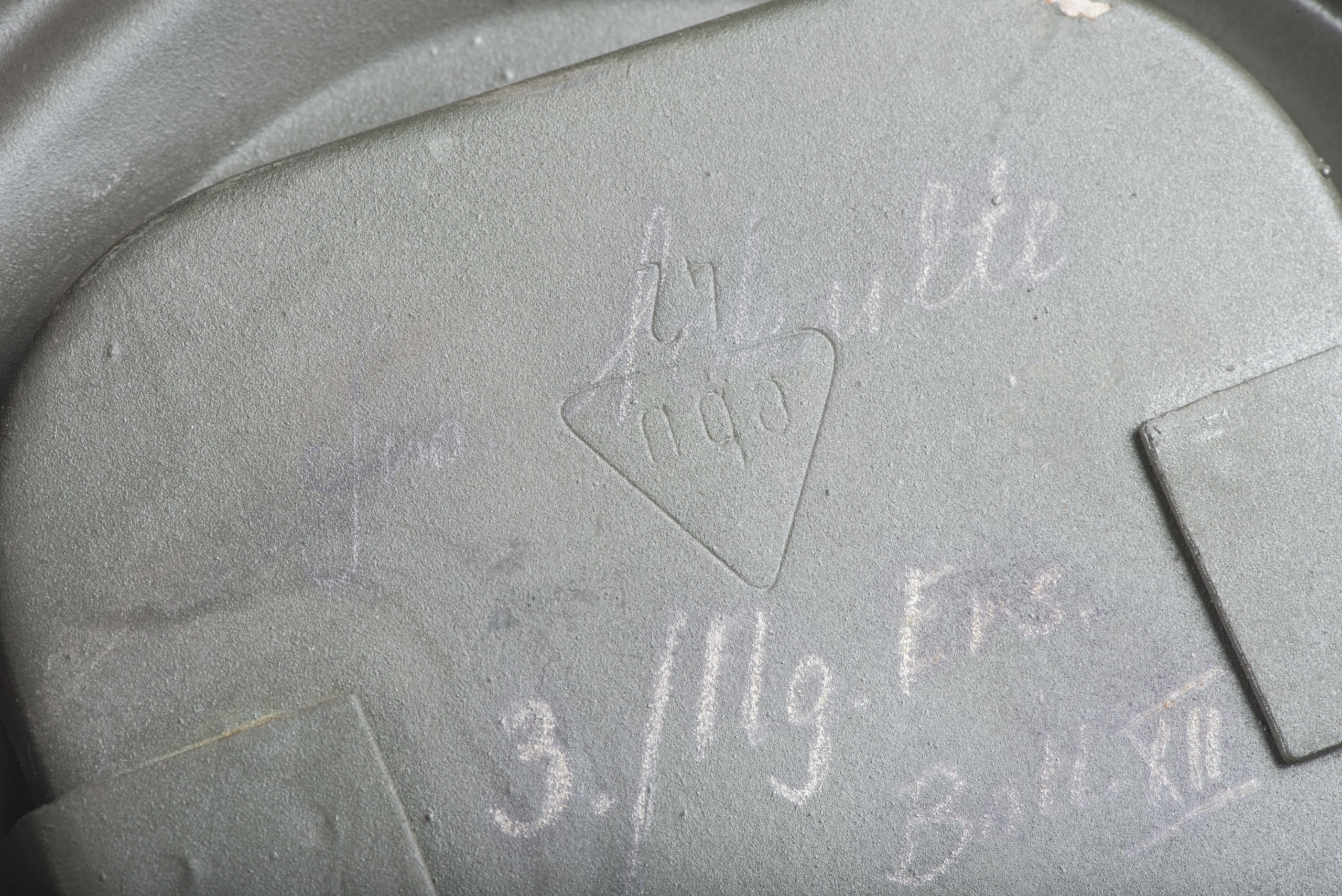 Tall early M38 gasmask set marked 3./Flg. Ers. Battl. XII Feldwebel Schulte — image 24