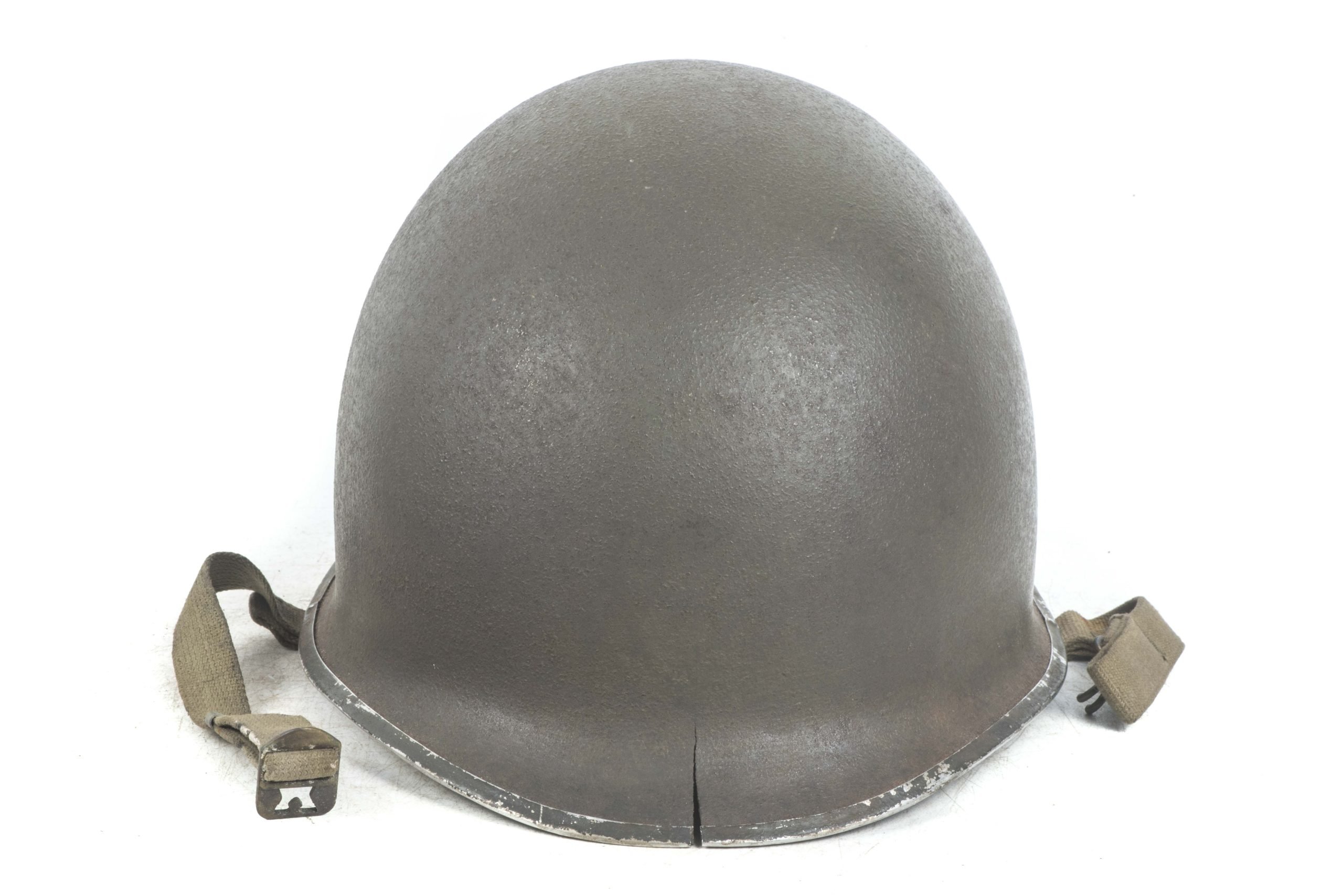 US M1 fixed bale helmet shell ID'ed H-9698