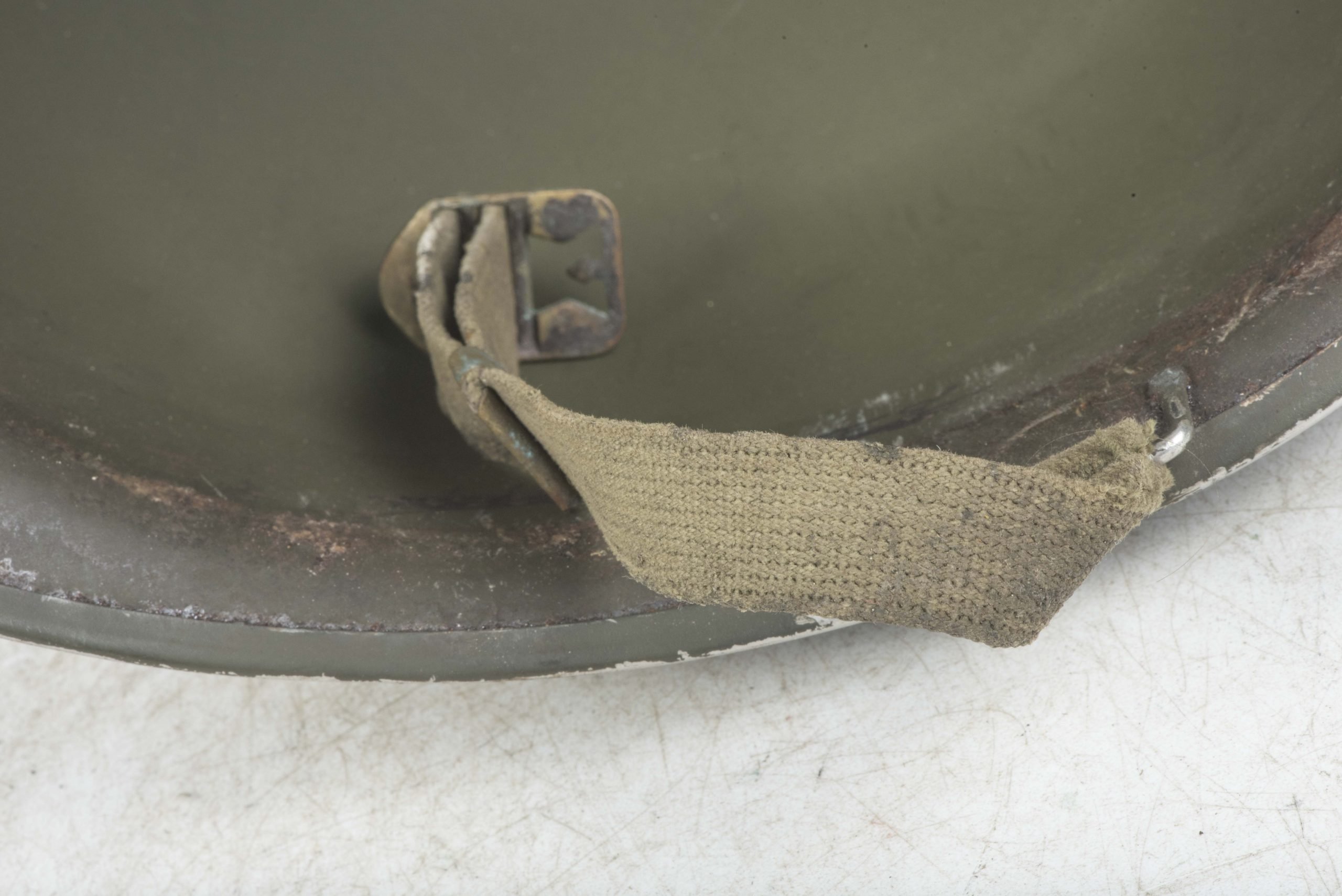 US M1 fixed bale helmet shell ID'ed H-9698 — image 10