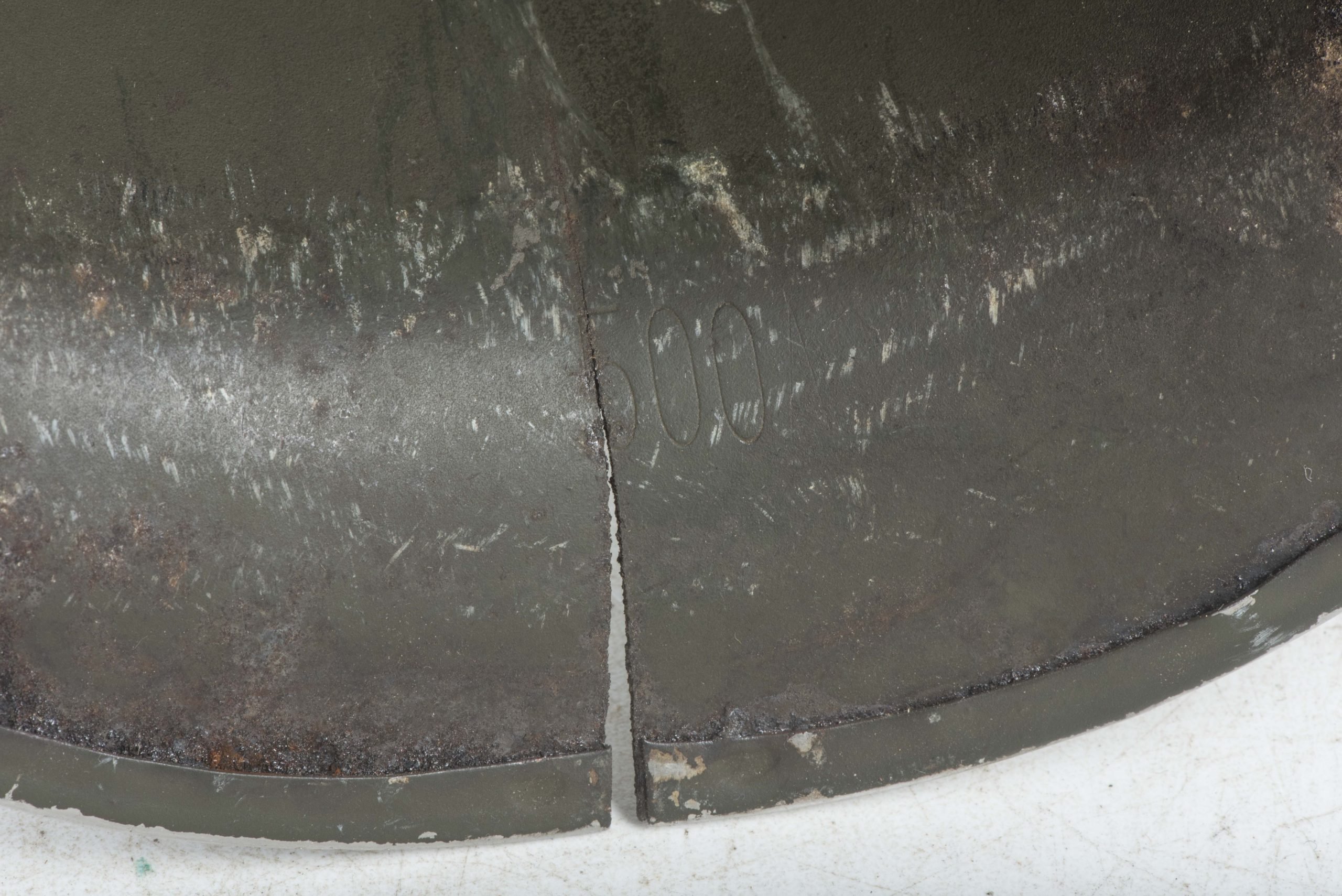 US M1 fixed bale helmet shell ID'ed H-9698 — image 12