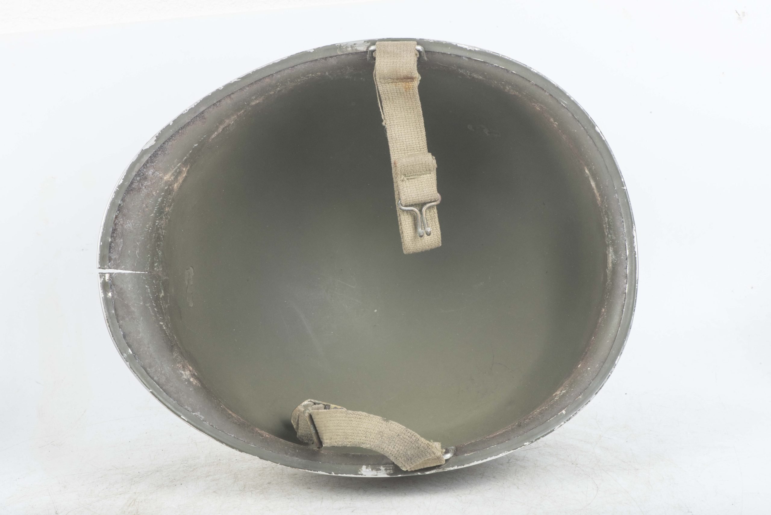 US M1 fixed bale helmet shell ID'ed H-9698 — image 8