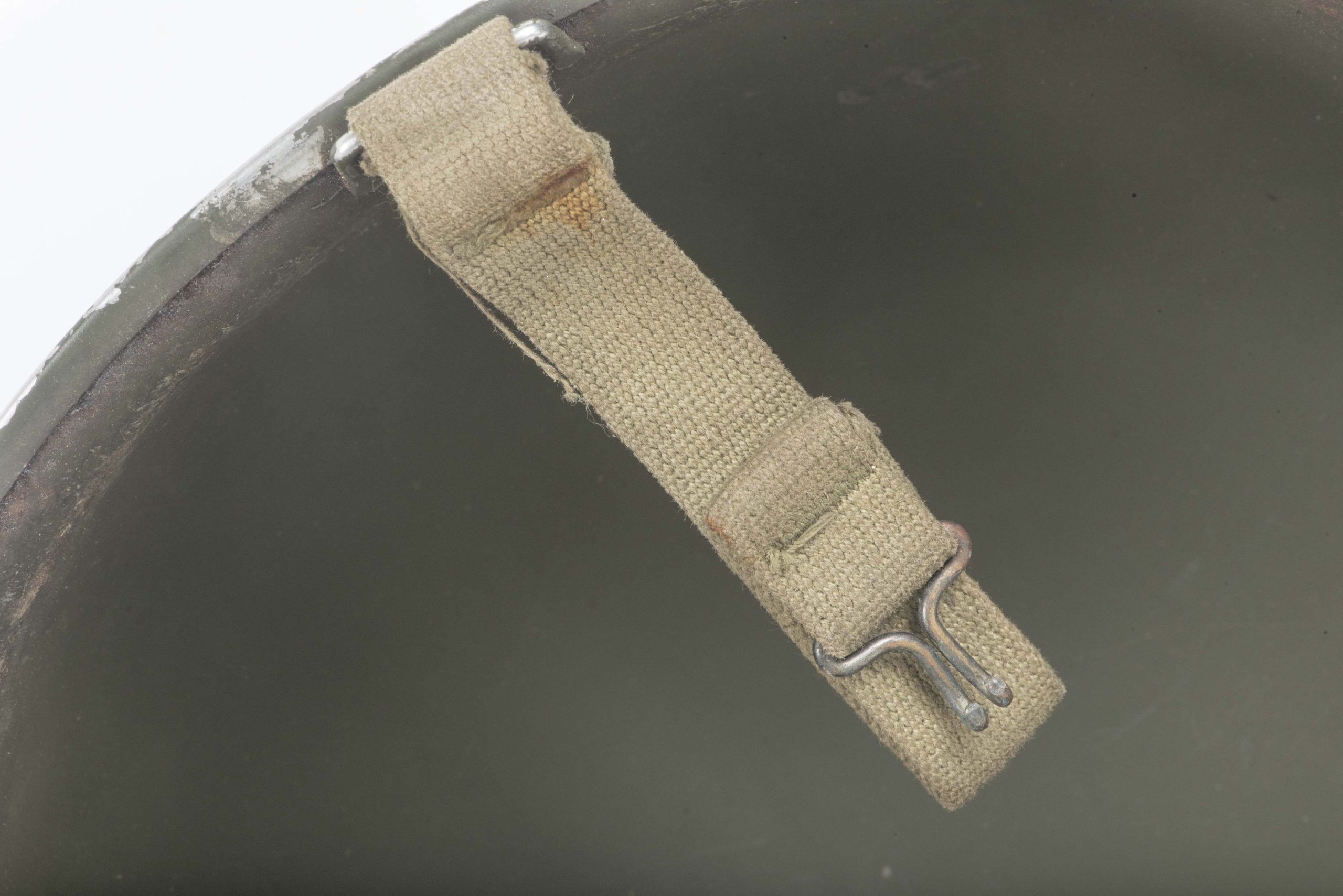 US M1 fixed bale helmet shell ID'ed H-9698 — image 9