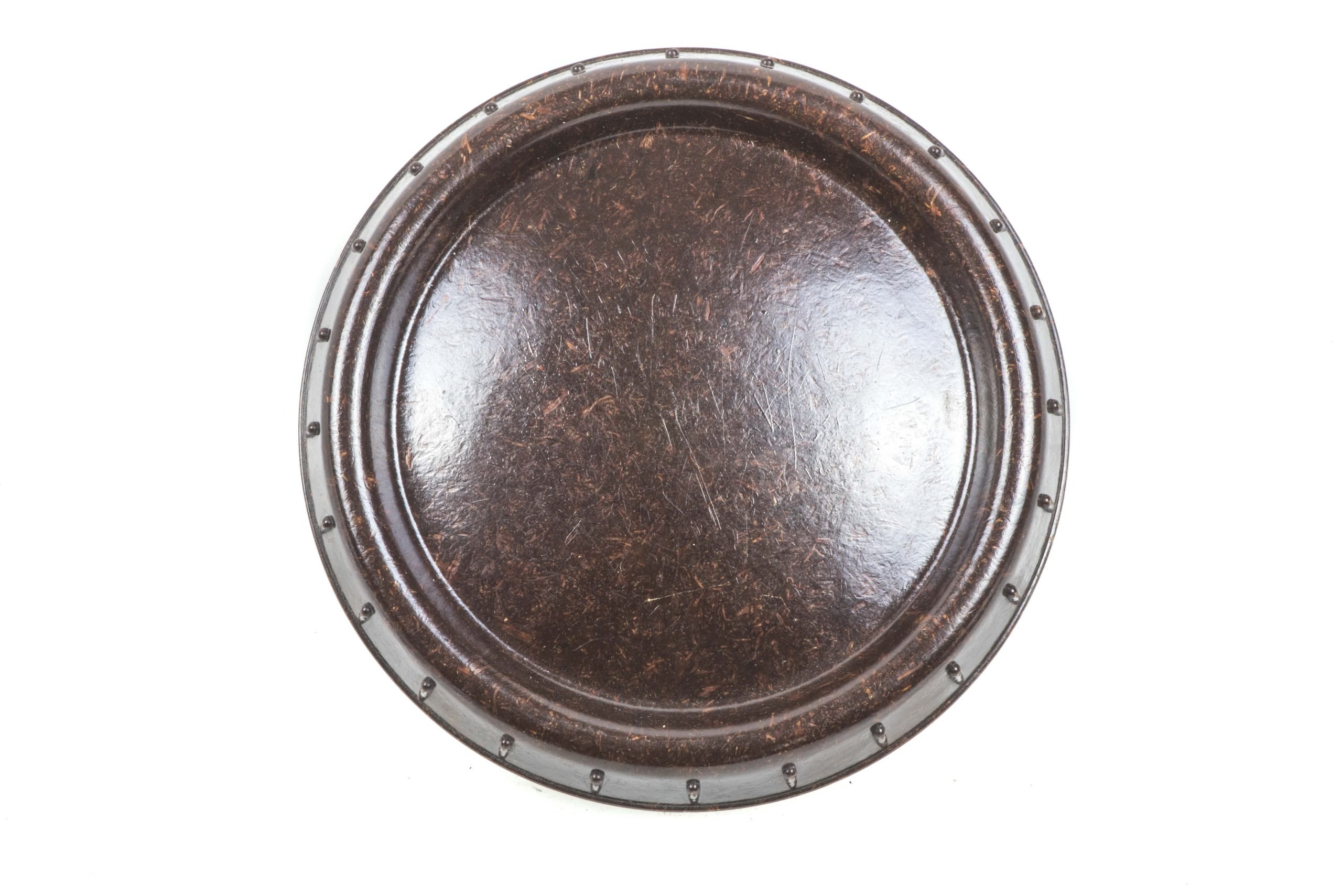 Brown second pattern butterdish marked 1W 131 1944