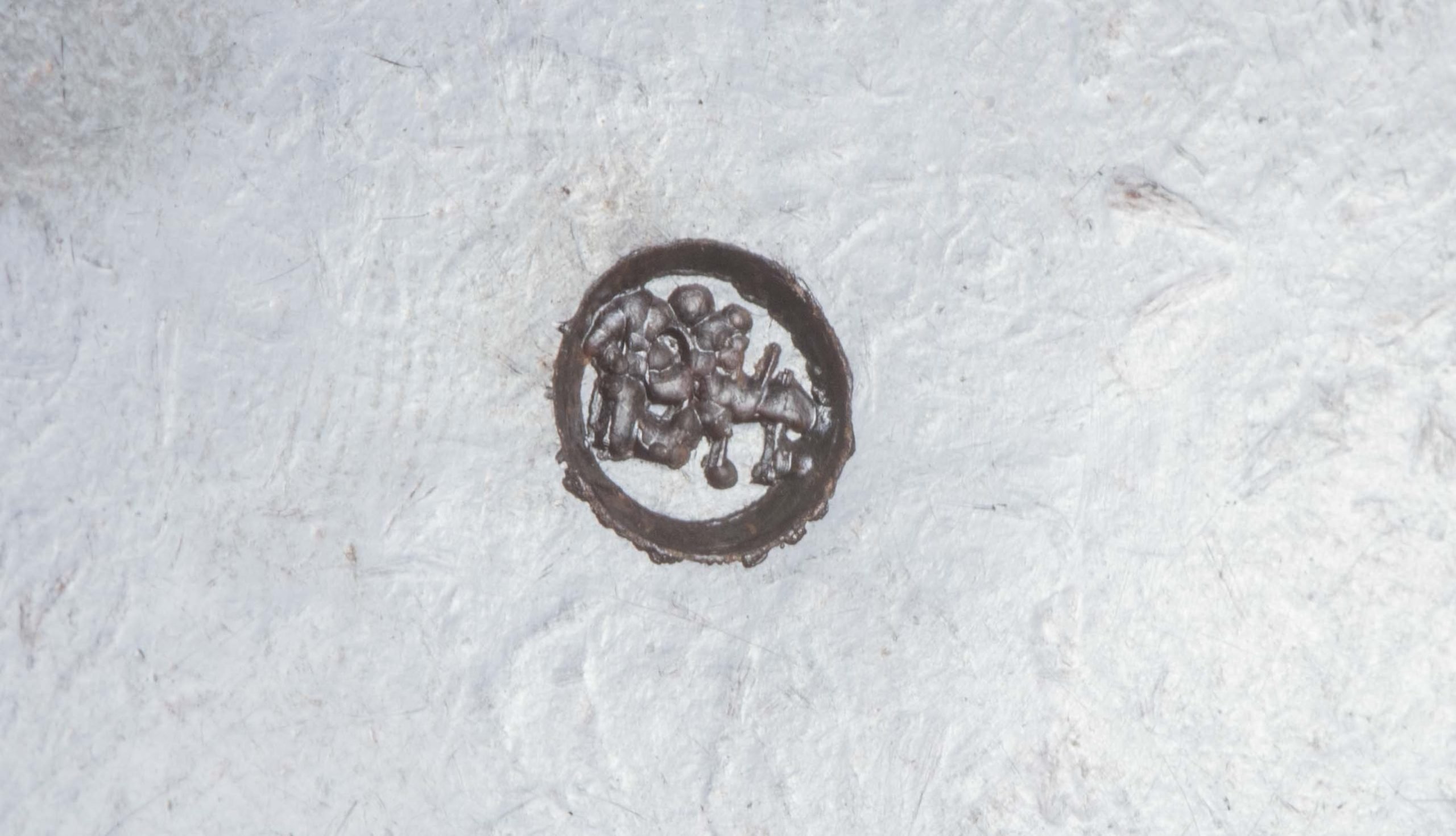 Brown second pattern butterdish marked 1W 131 1944 — image 5