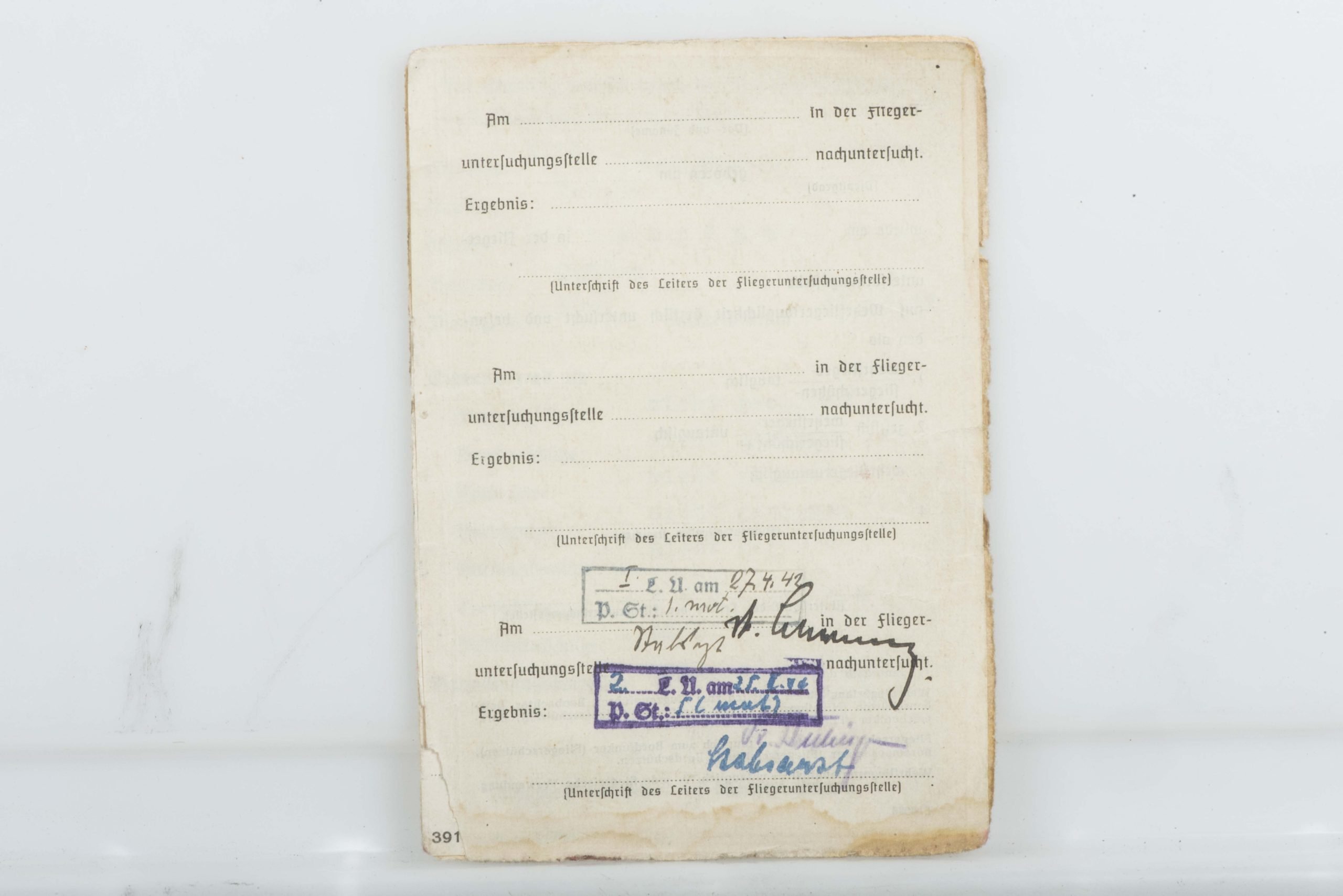 Luftwaffenbordschützenschein grouping Kampfgeschwader General Wever 4 — image 17