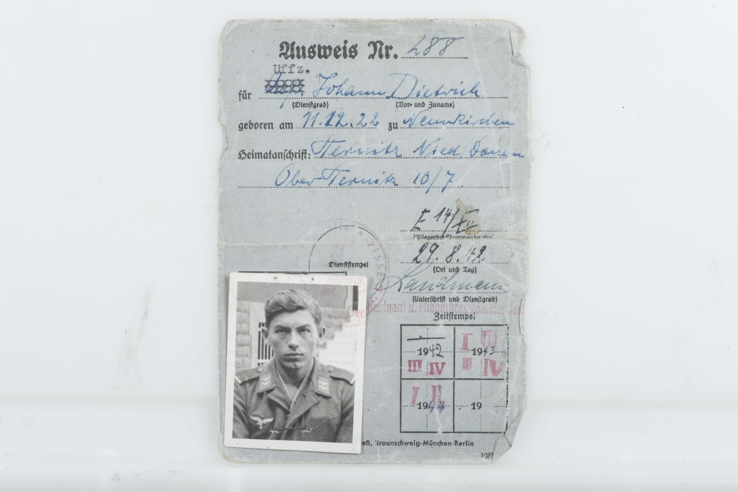 Luftwaffenbordschützenschein grouping Kampfgeschwader General Wever 4 — image 24