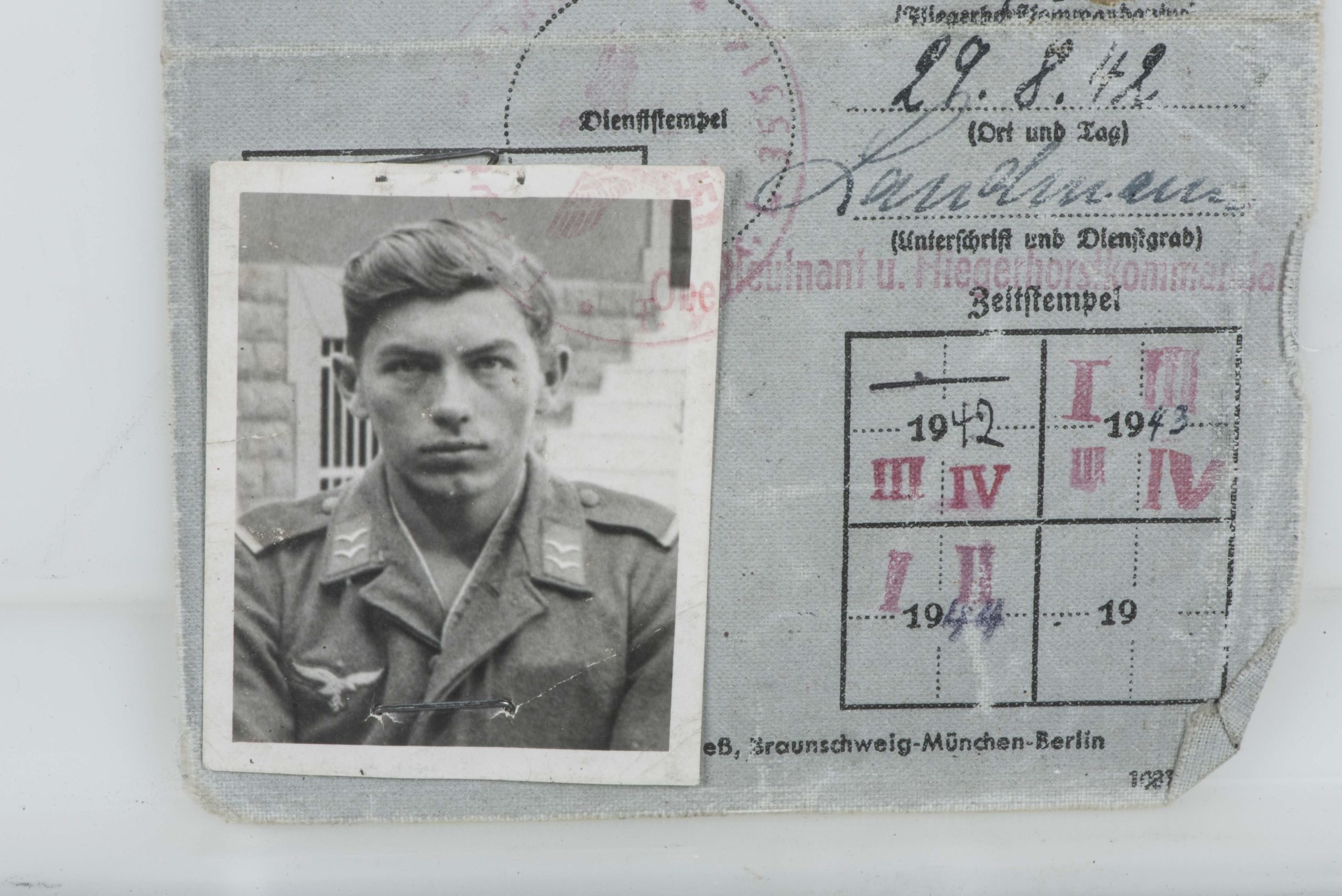 Luftwaffenbordschützenschein grouping Kampfgeschwader General Wever 4 — image 26