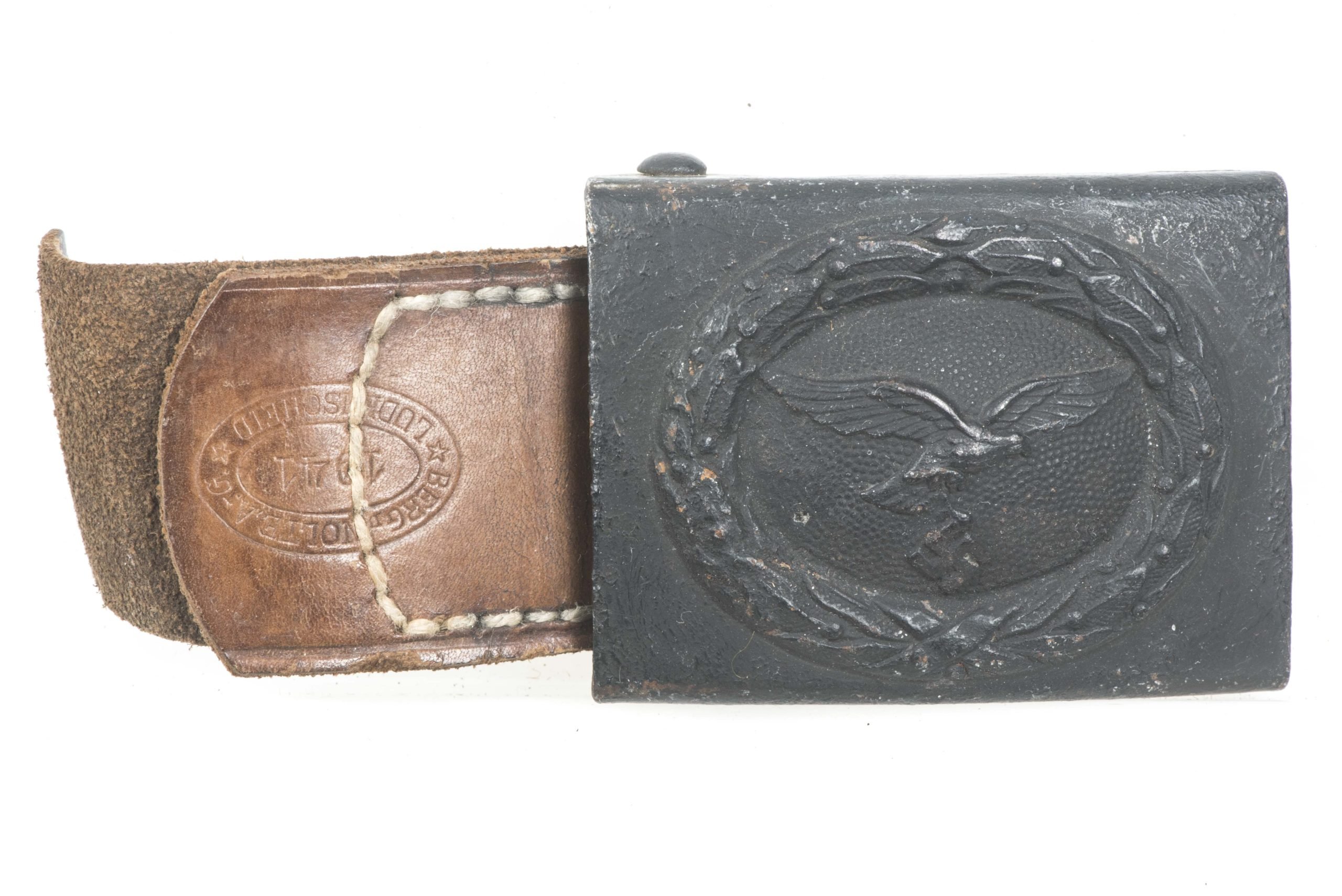Steel Luftwaffe belt buckle Berg Nolte 1941